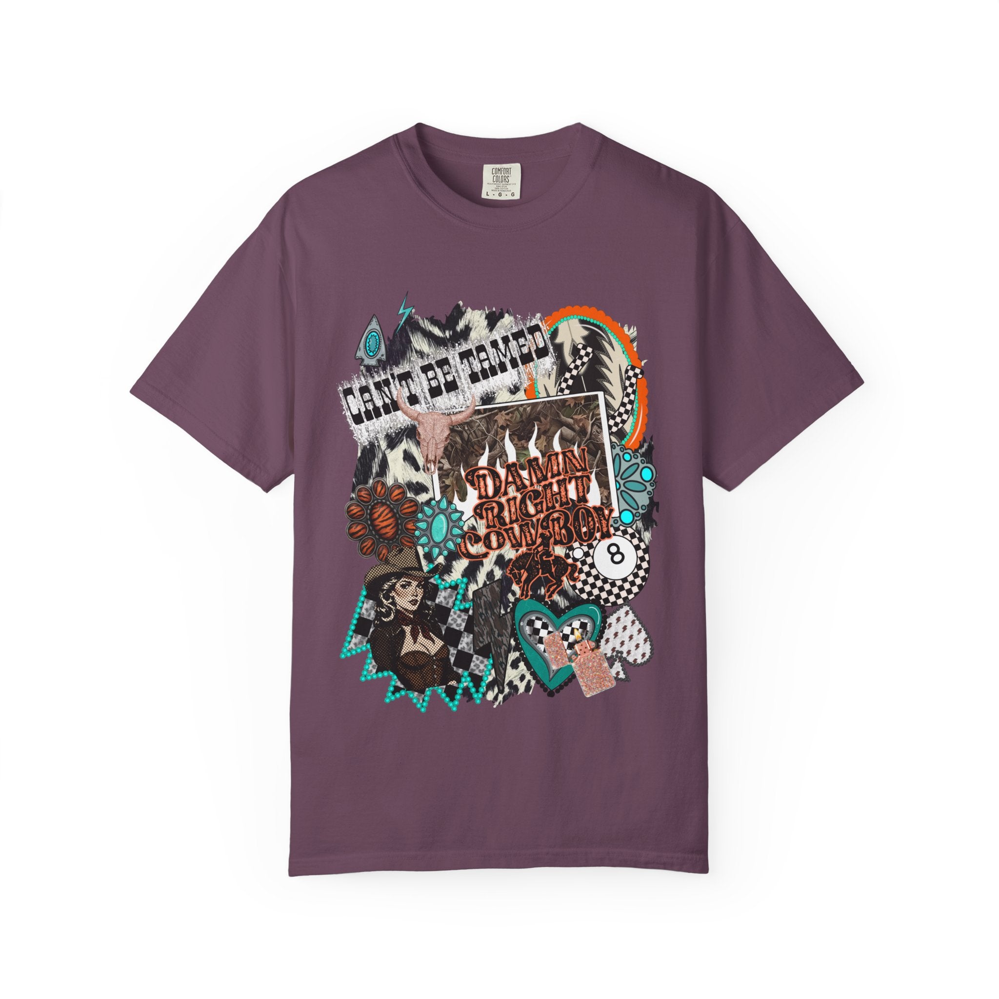 Damn Right Cowboy Graphic Tee - Comfort Colors