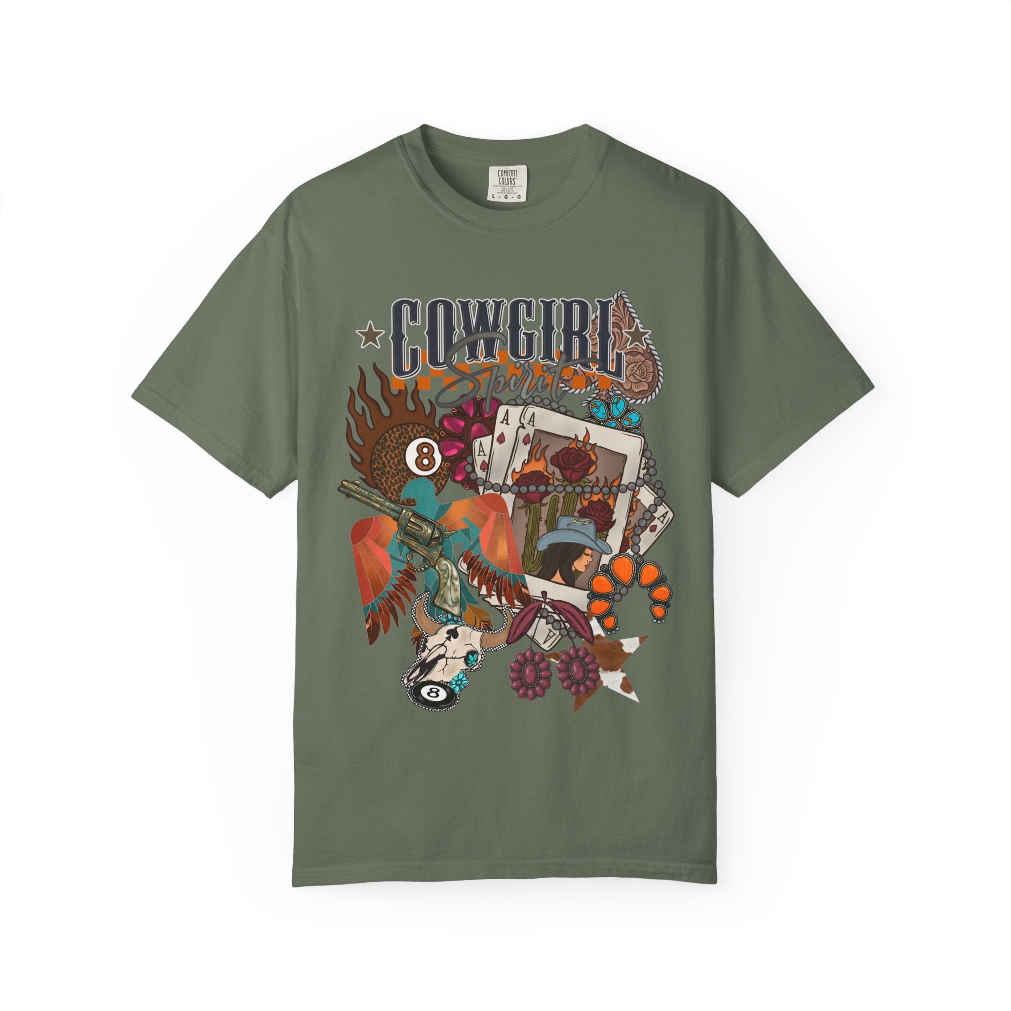 Cowboy Spirit Graphic Tee - Comfort Colors