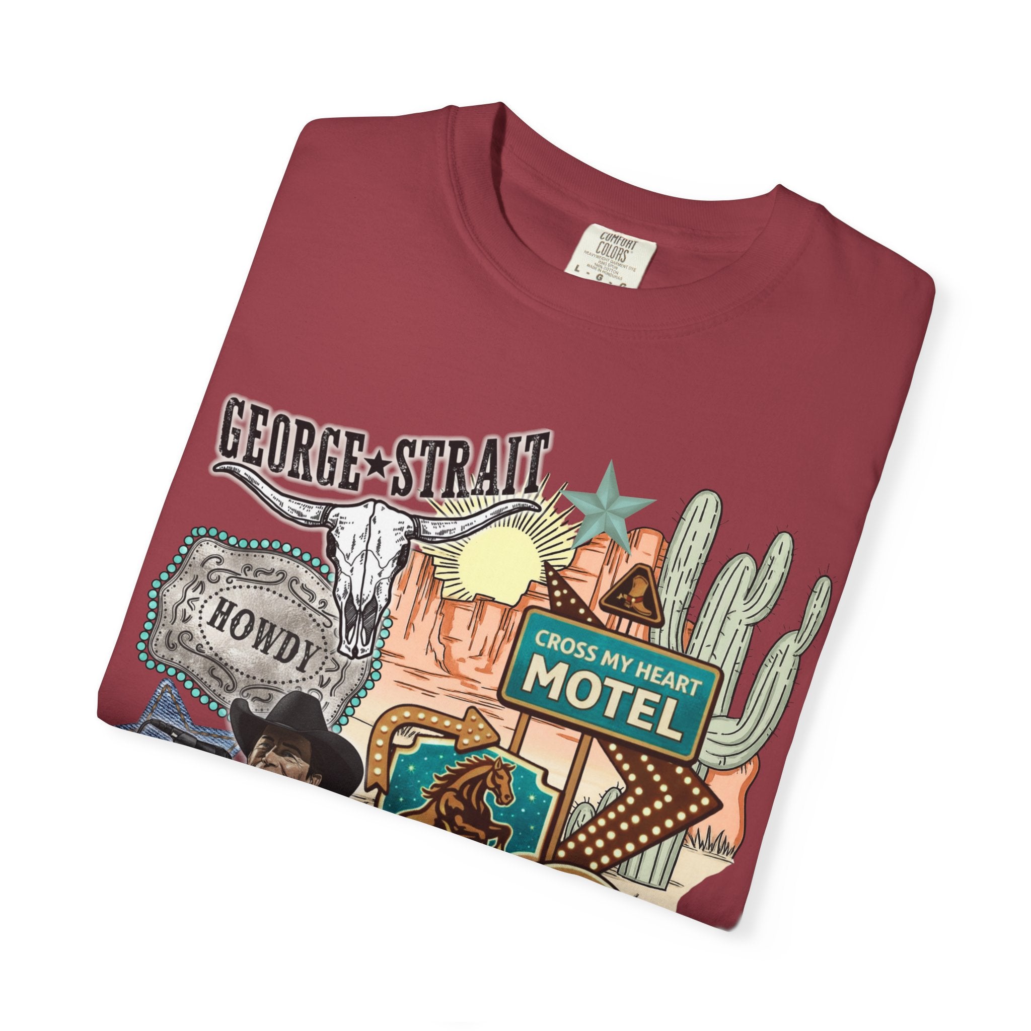 George Strait Collage Graphic Tee - Comfort Colors