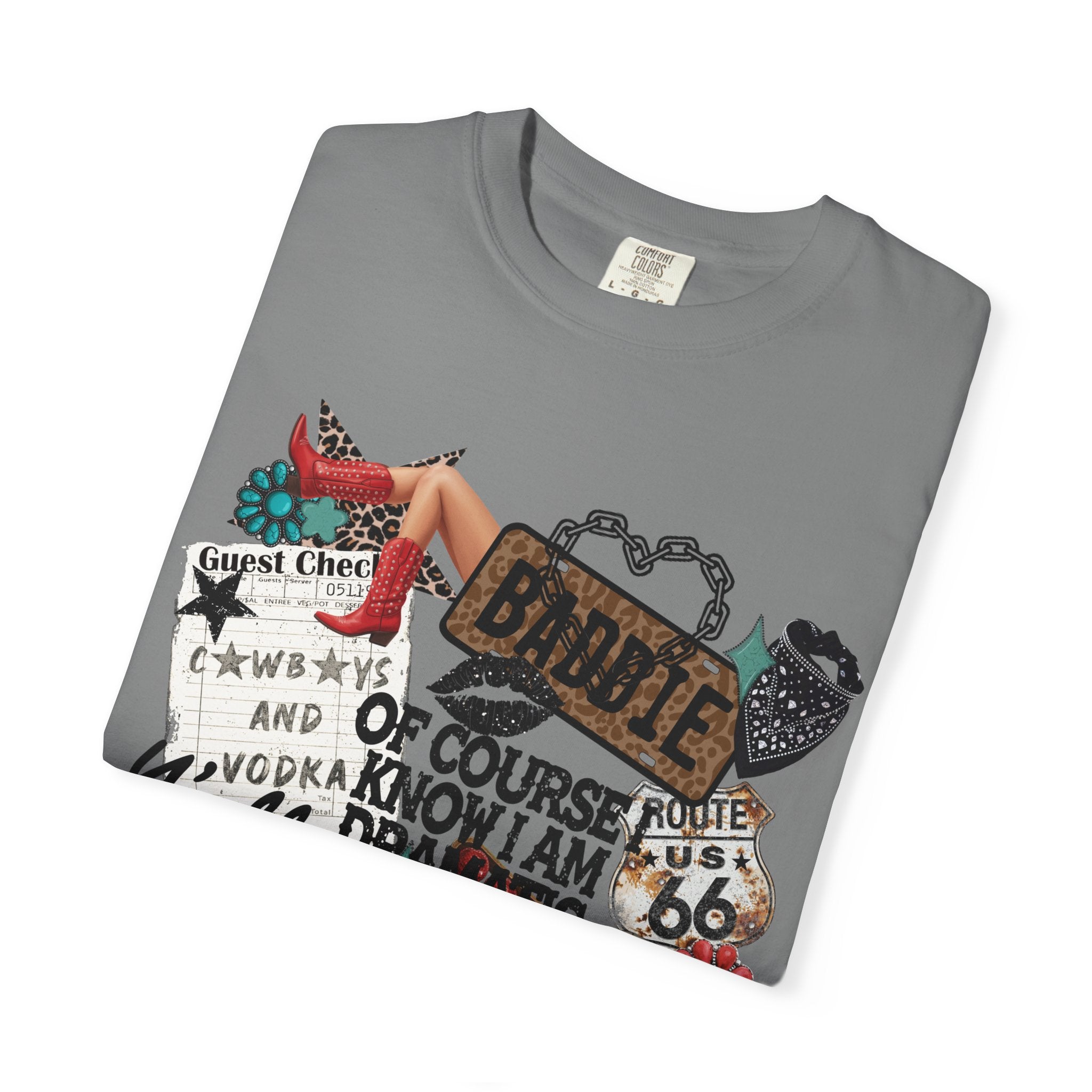 Dramatic Baddie Graphic Tee - Comfort Colors