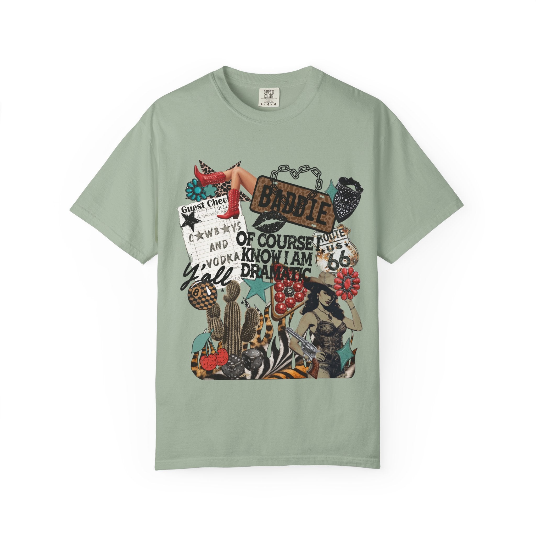 Dramatic Baddie Graphic Tee - Comfort Colors