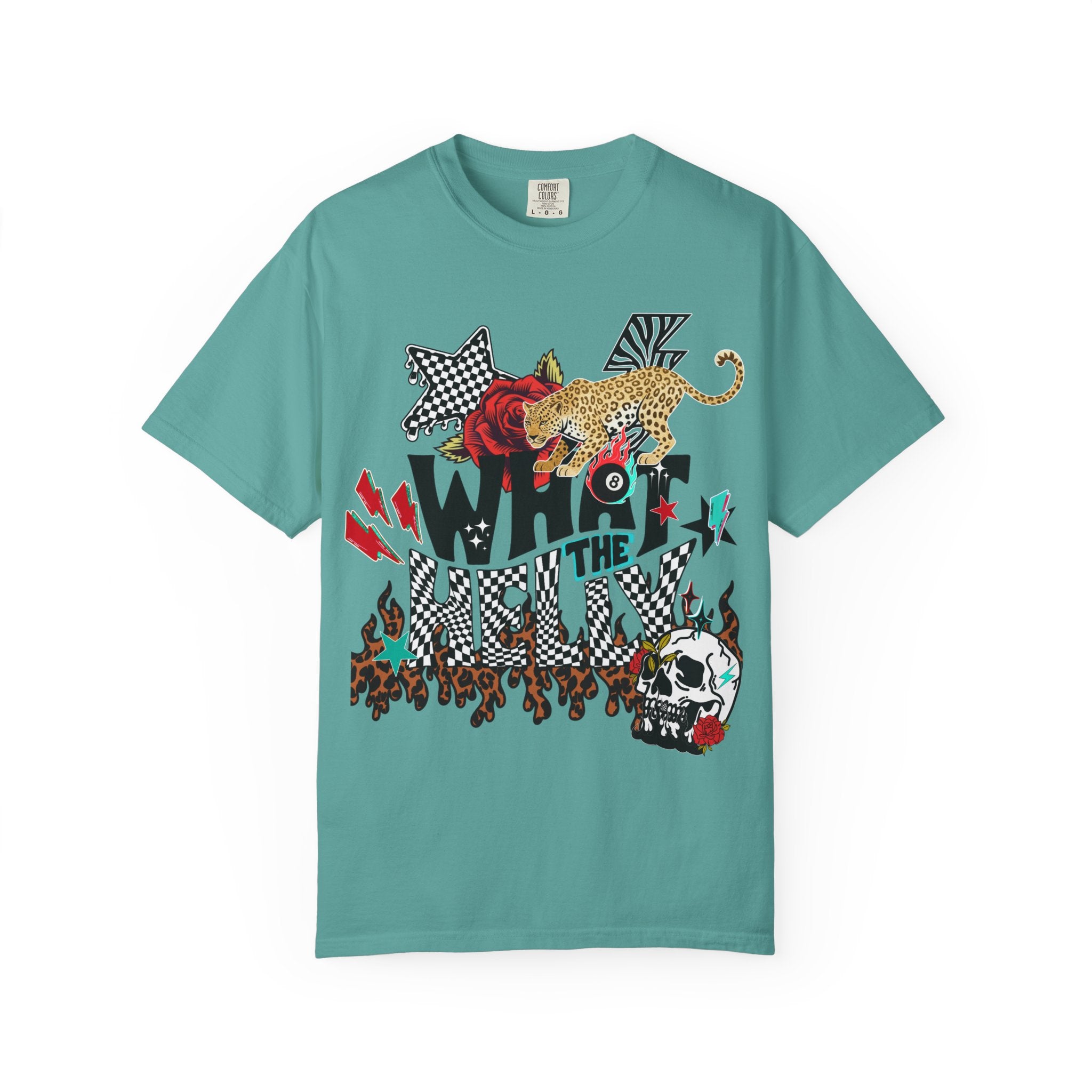 What the Helly (Red) Graphic Tee - Comfort Colors