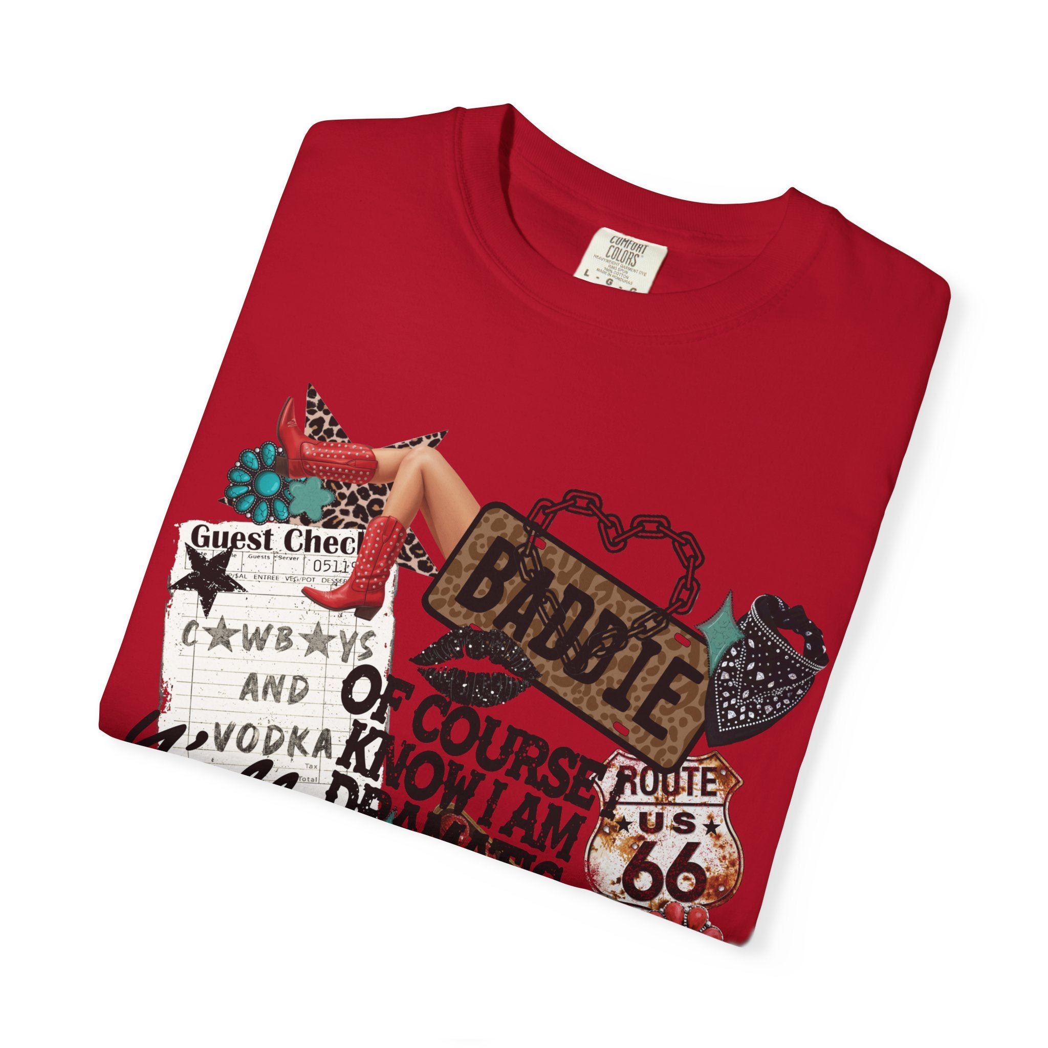Dramatic Baddie Graphic Tee - Comfort Colors
