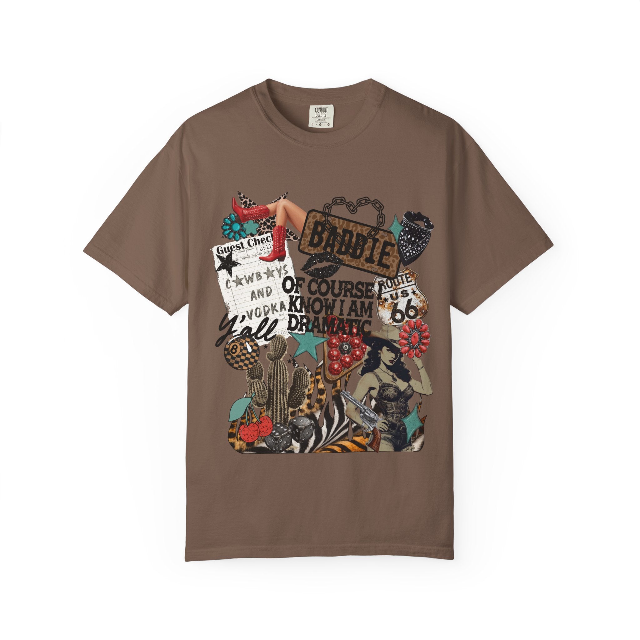Dramatic Baddie Graphic Tee - Comfort Colors
