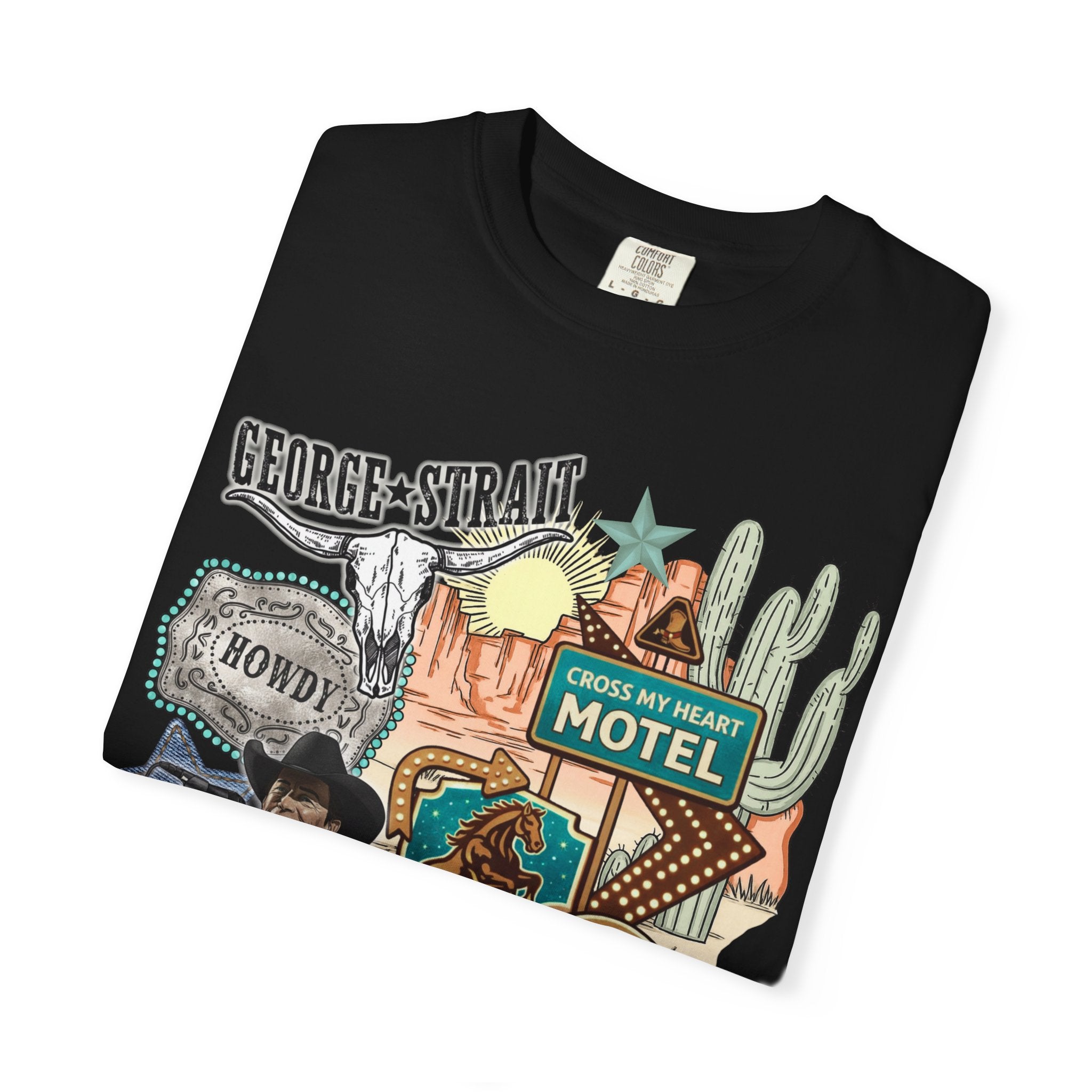 George Strait Collage Graphic Tee - Comfort Colors