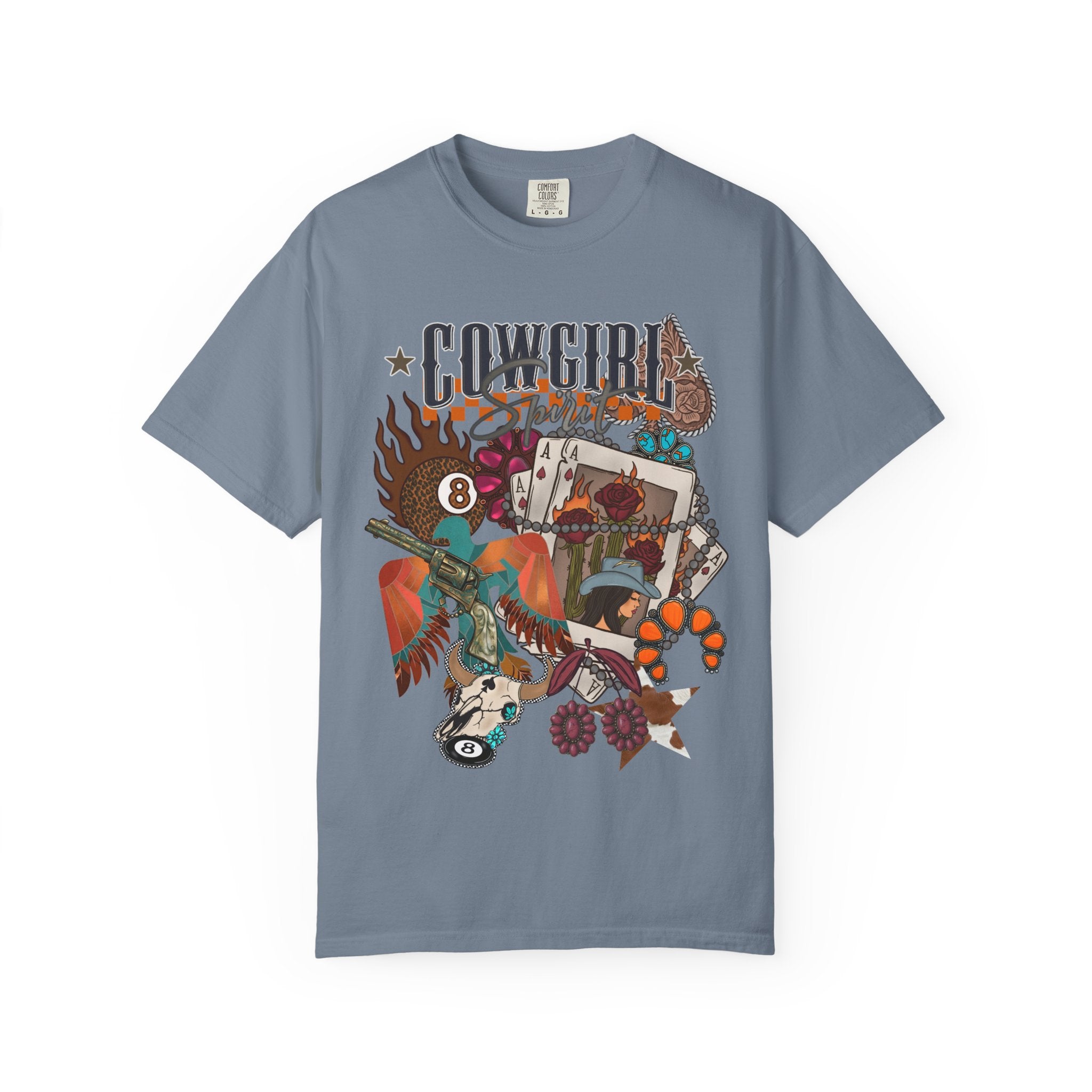 Cowboy Spirit Graphic Tee - Comfort Colors