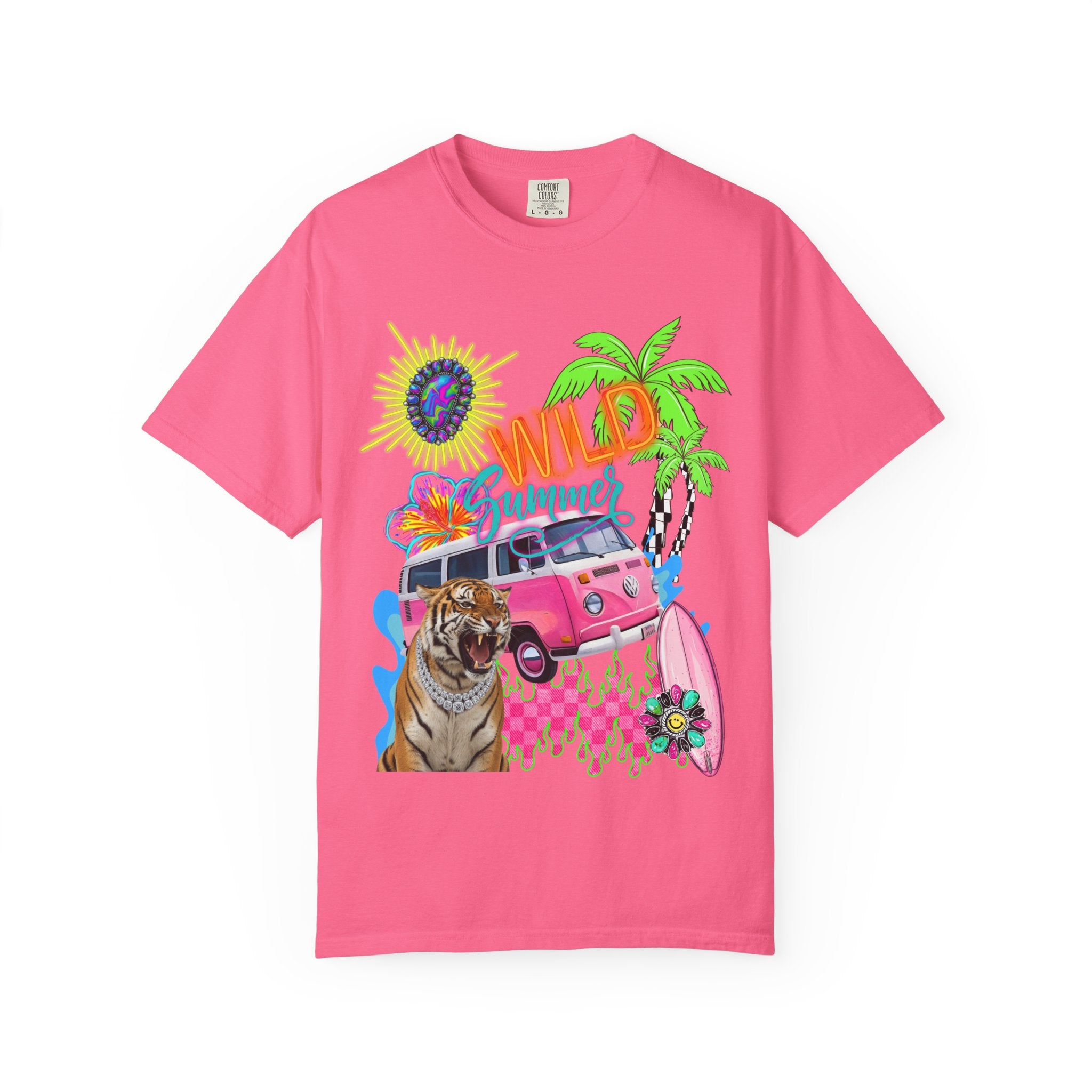 Wild Summer Graphic Tee - Comfort Colors