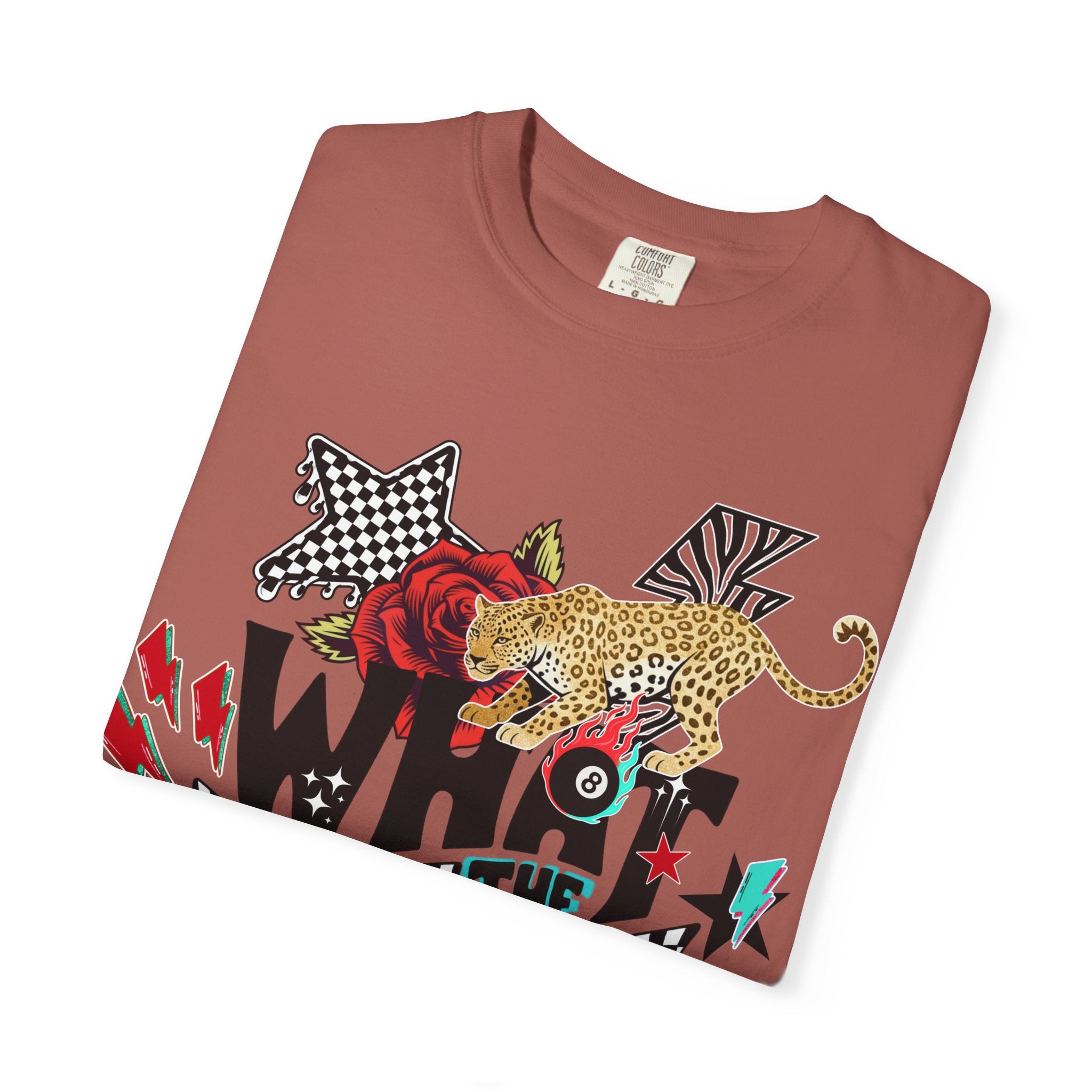 What the Helly (Red) Graphic Tee - Comfort Colors