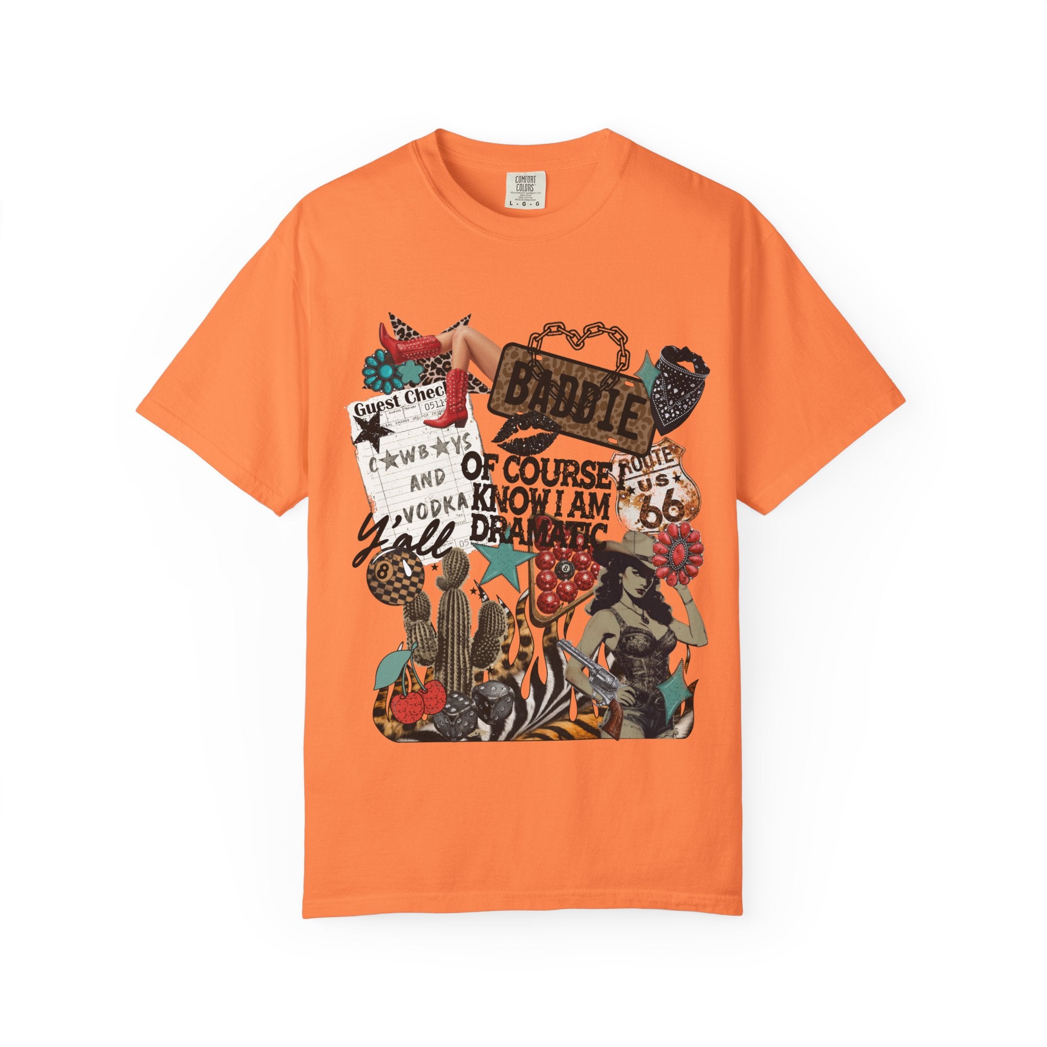 Dramatic Baddie Graphic Tee - Comfort Colors