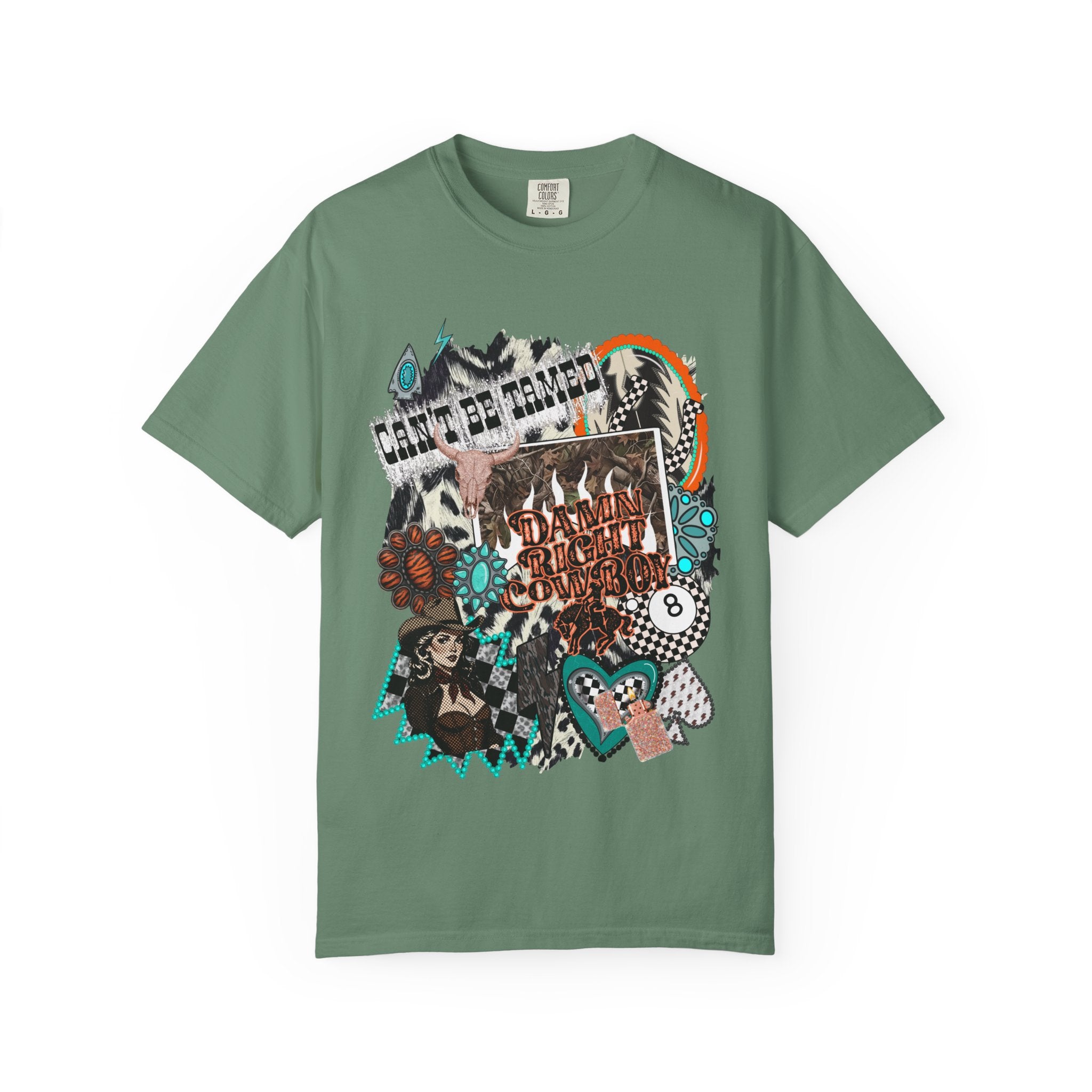 Damn Right Cowboy Graphic Tee - Comfort Colors