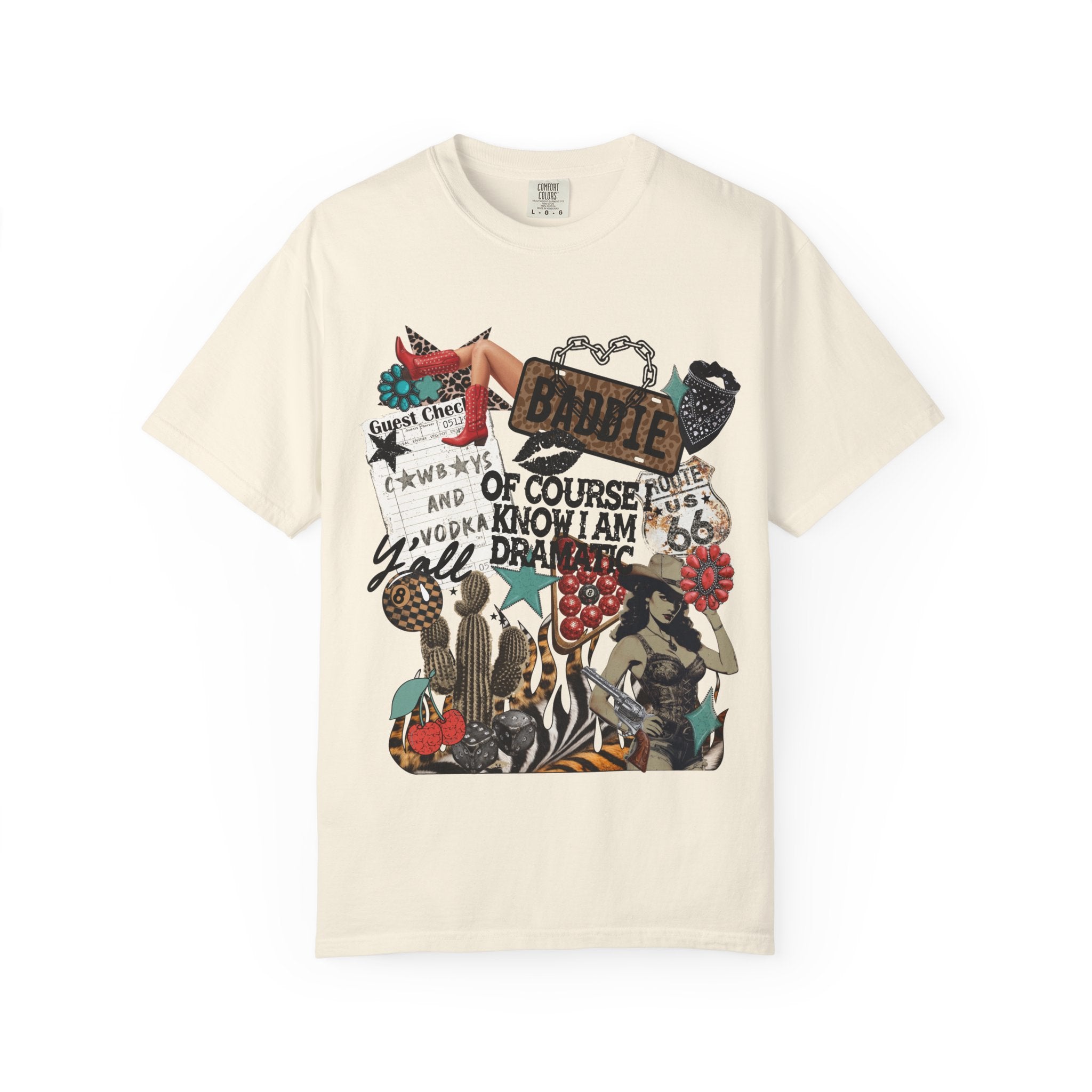 Dramatic Baddie Graphic Tee - Comfort Colors