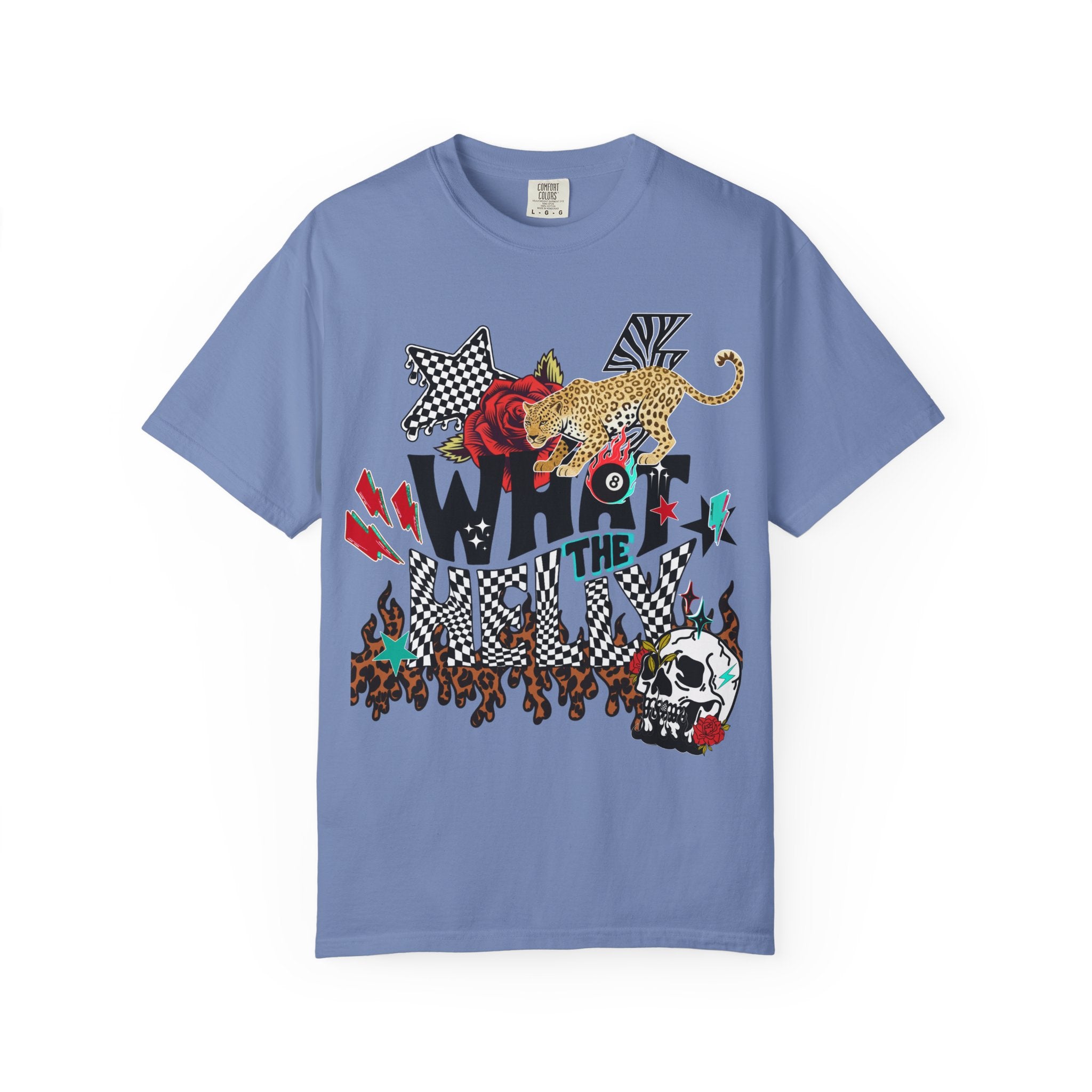 What the Helly (Red) Graphic Tee - Comfort Colors