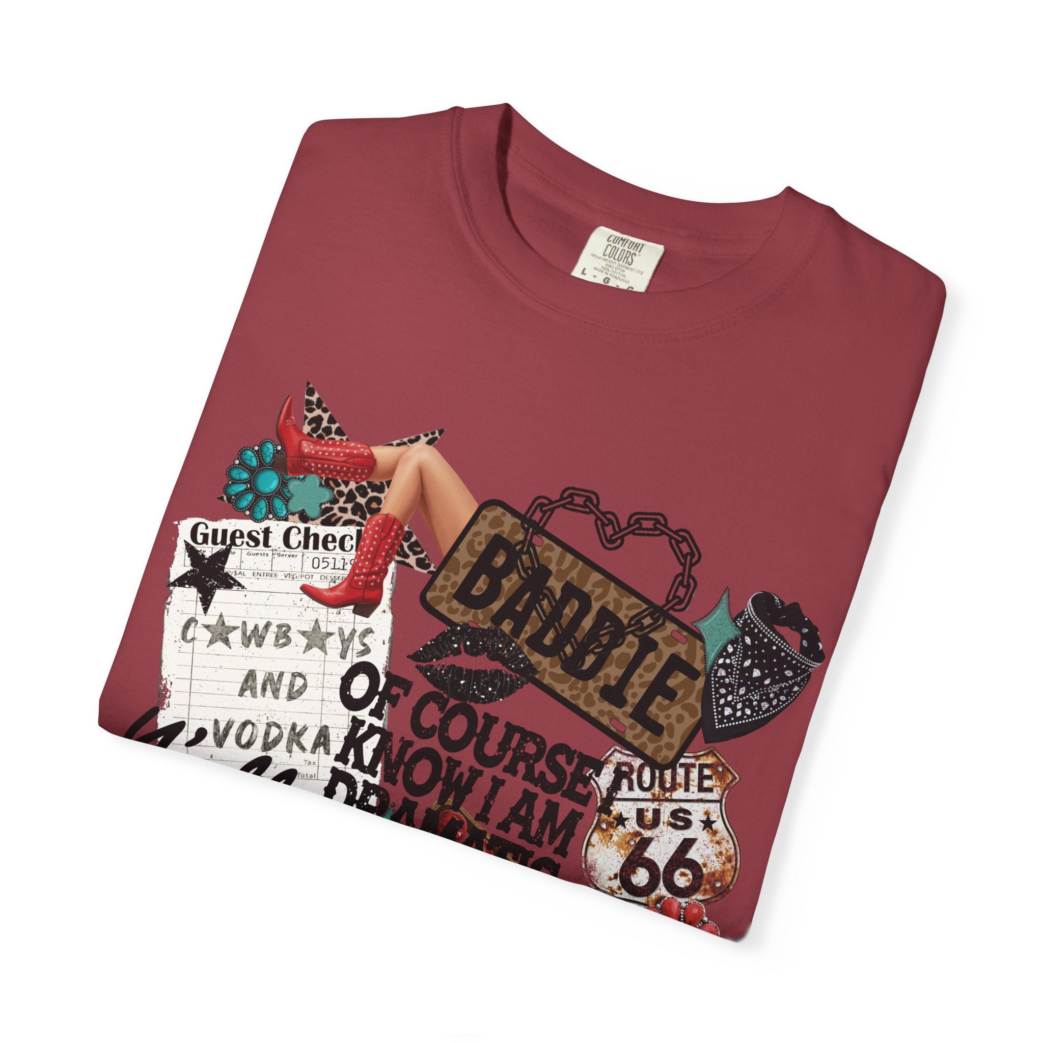 Dramatic Baddie Graphic Tee - Comfort Colors