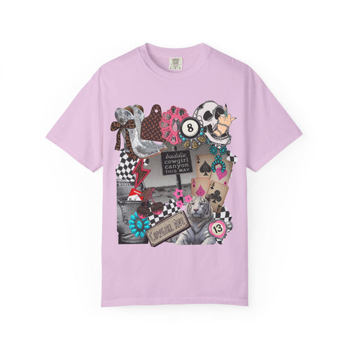 Baddie Cowgirl Canyon Graphic Tee - Comfort Colors