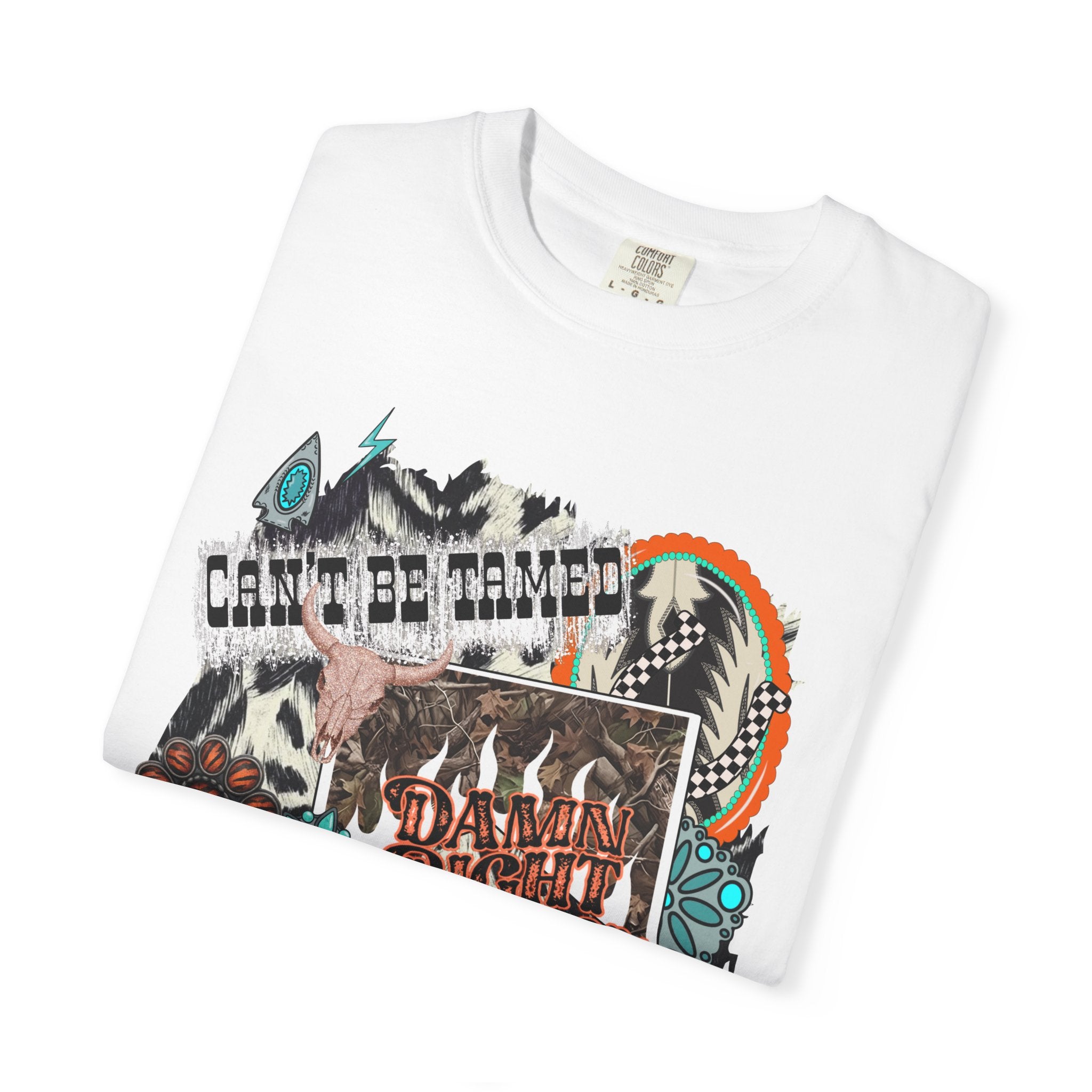 Damn Right Cowboy Graphic Tee - Comfort Colors