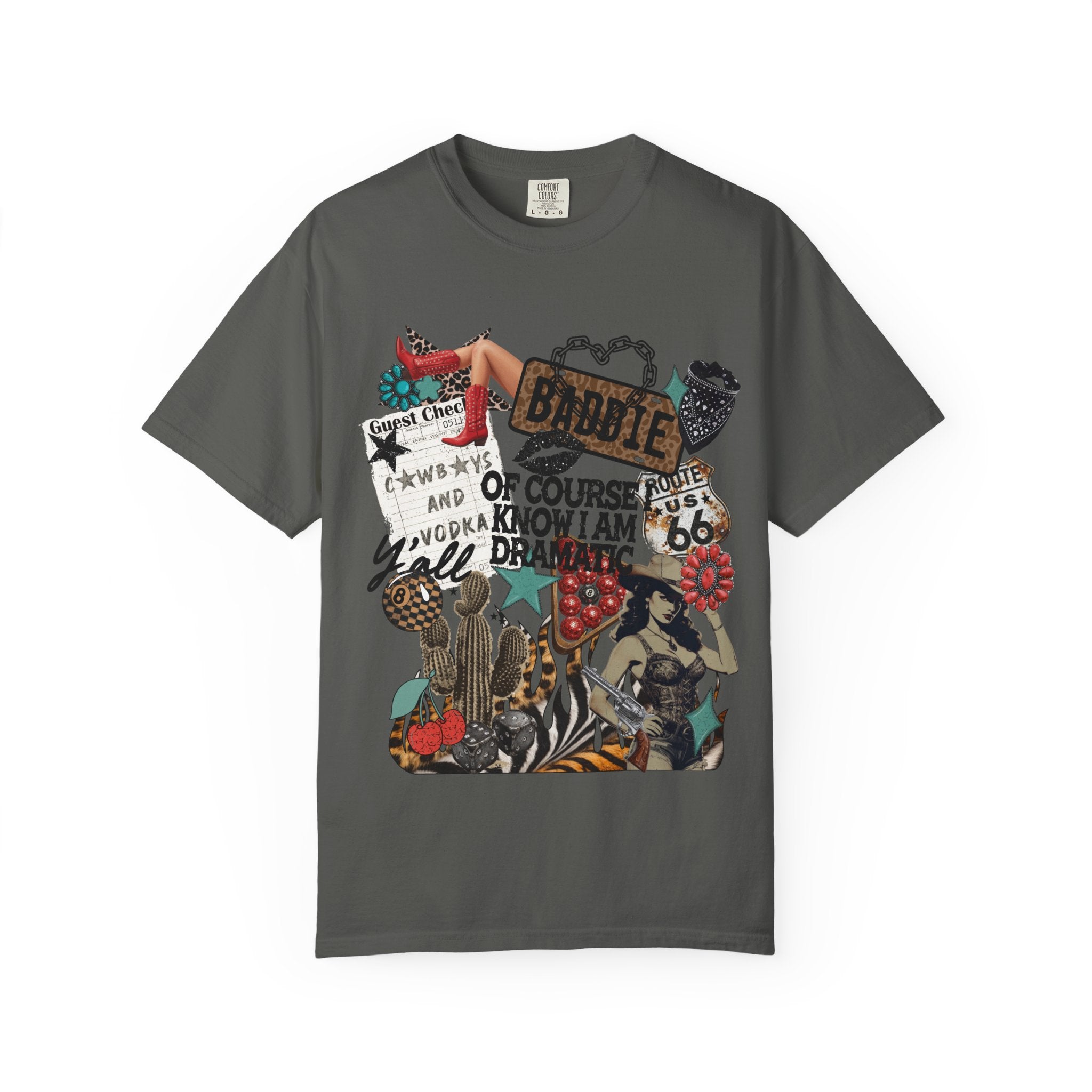 Dramatic Baddie Graphic Tee - Comfort Colors