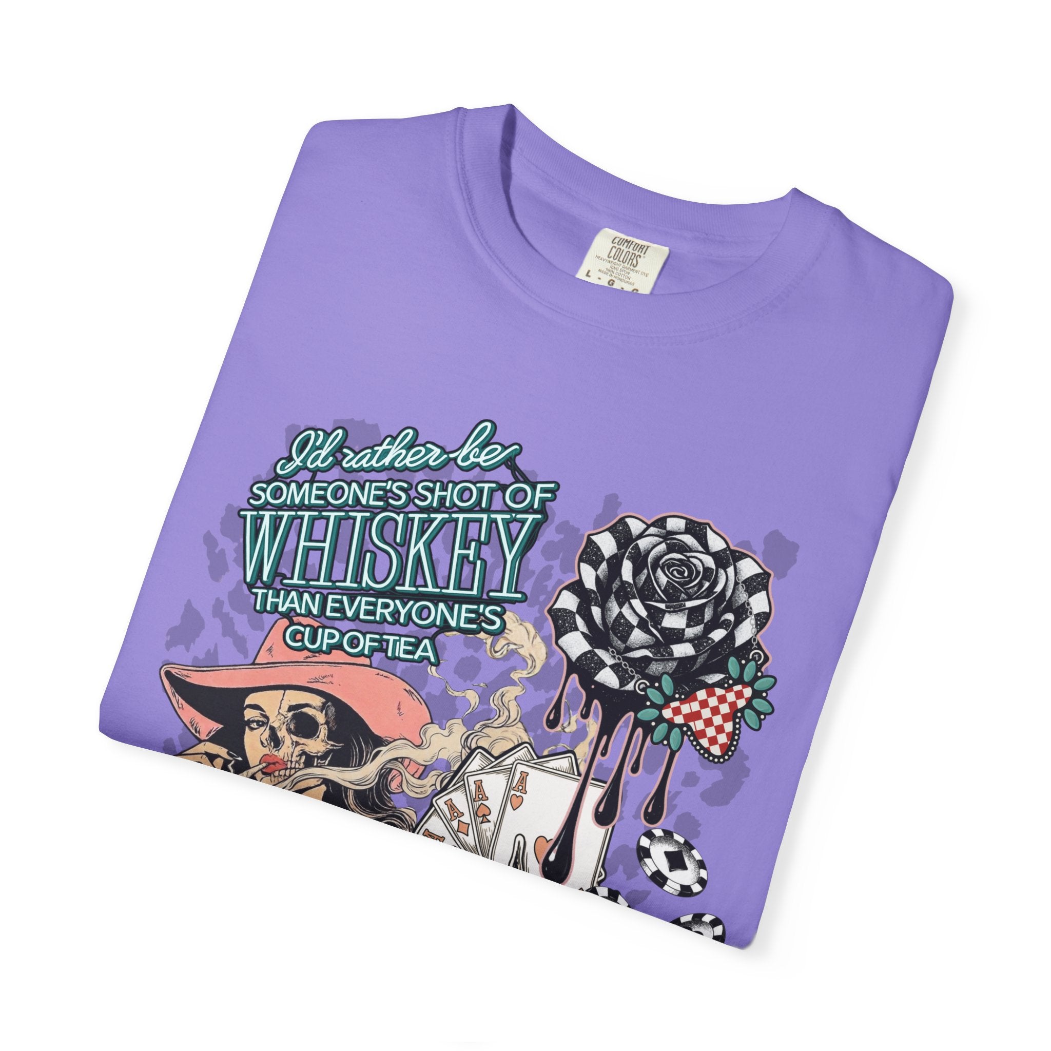 Whiskey Over Tea Graphic Tee - Comfort Colors