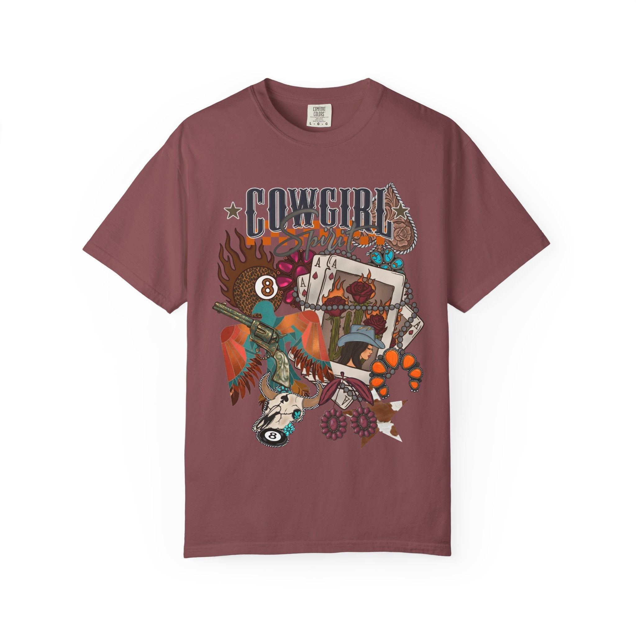 Cowboy Spirit Graphic Tee - Comfort Colors