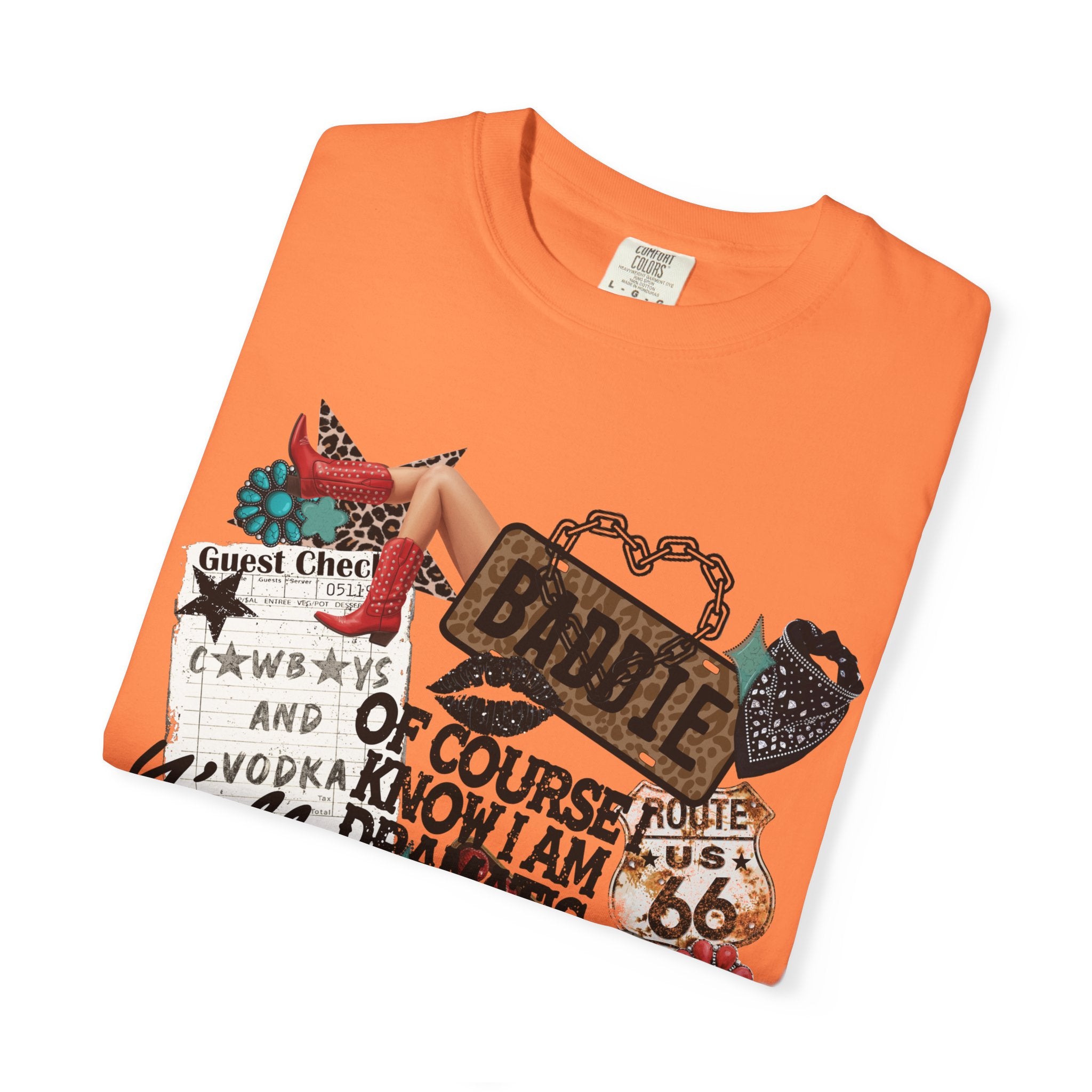 Dramatic Baddie Graphic Tee - Comfort Colors