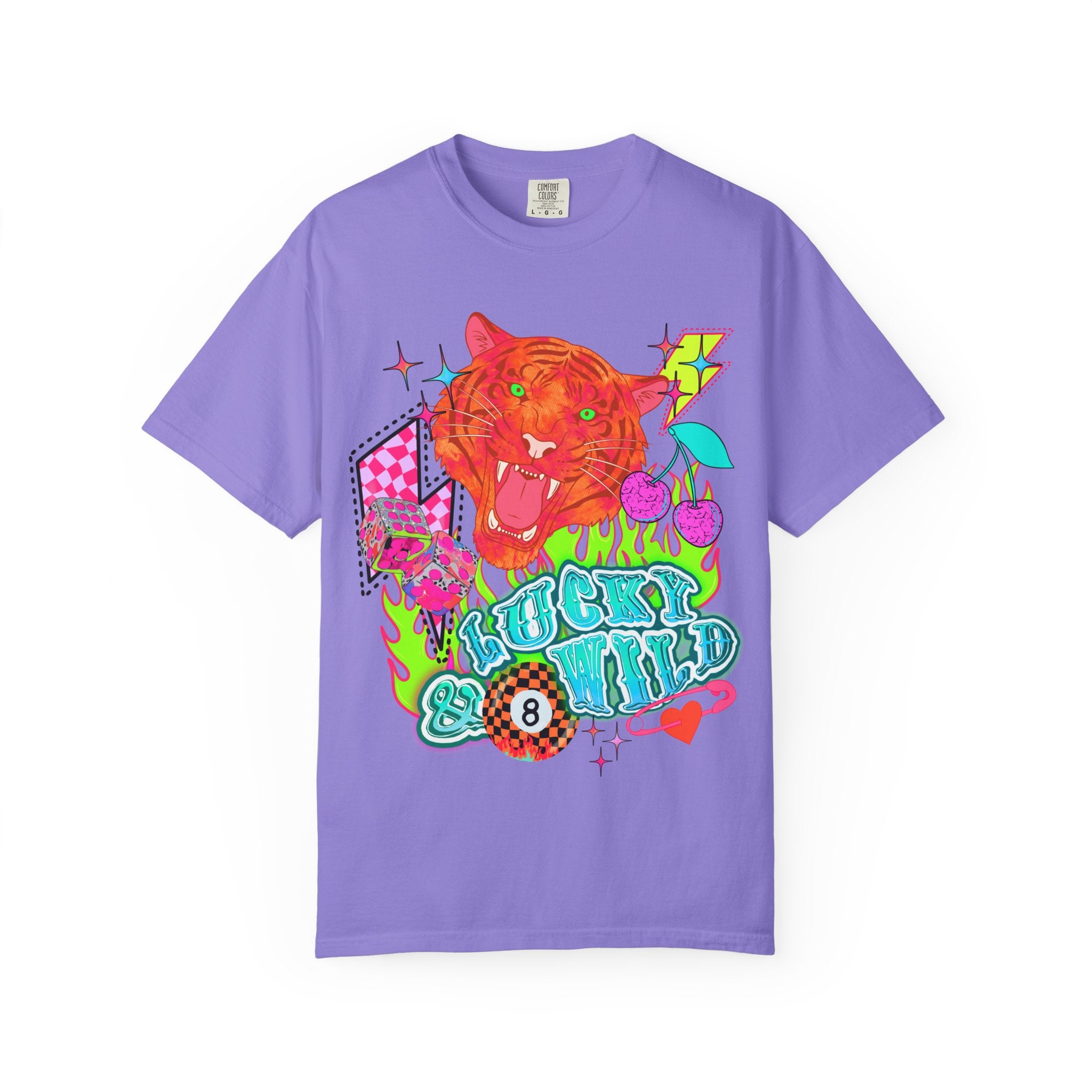 Lucky & Wild Spirit Graphic Tee - Comfort Colors