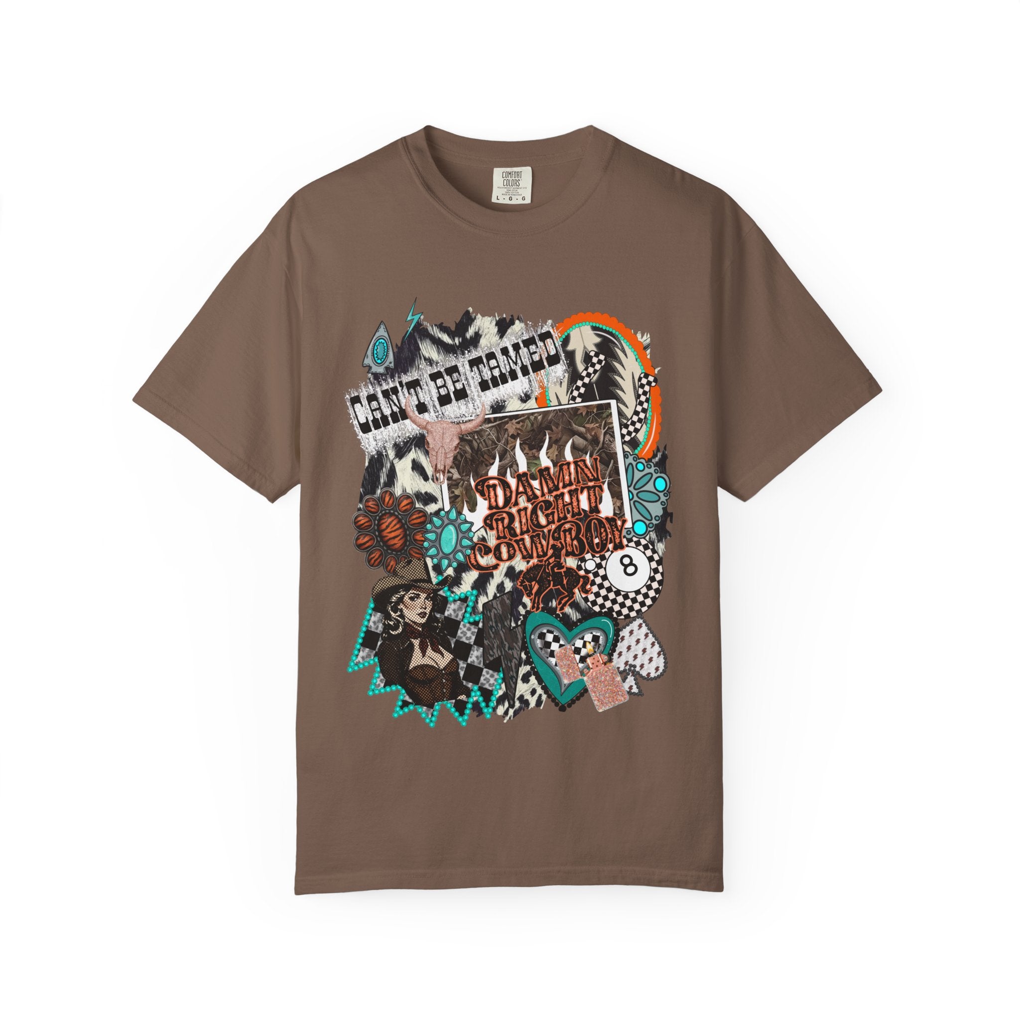Damn Right Cowboy Graphic Tee - Comfort Colors