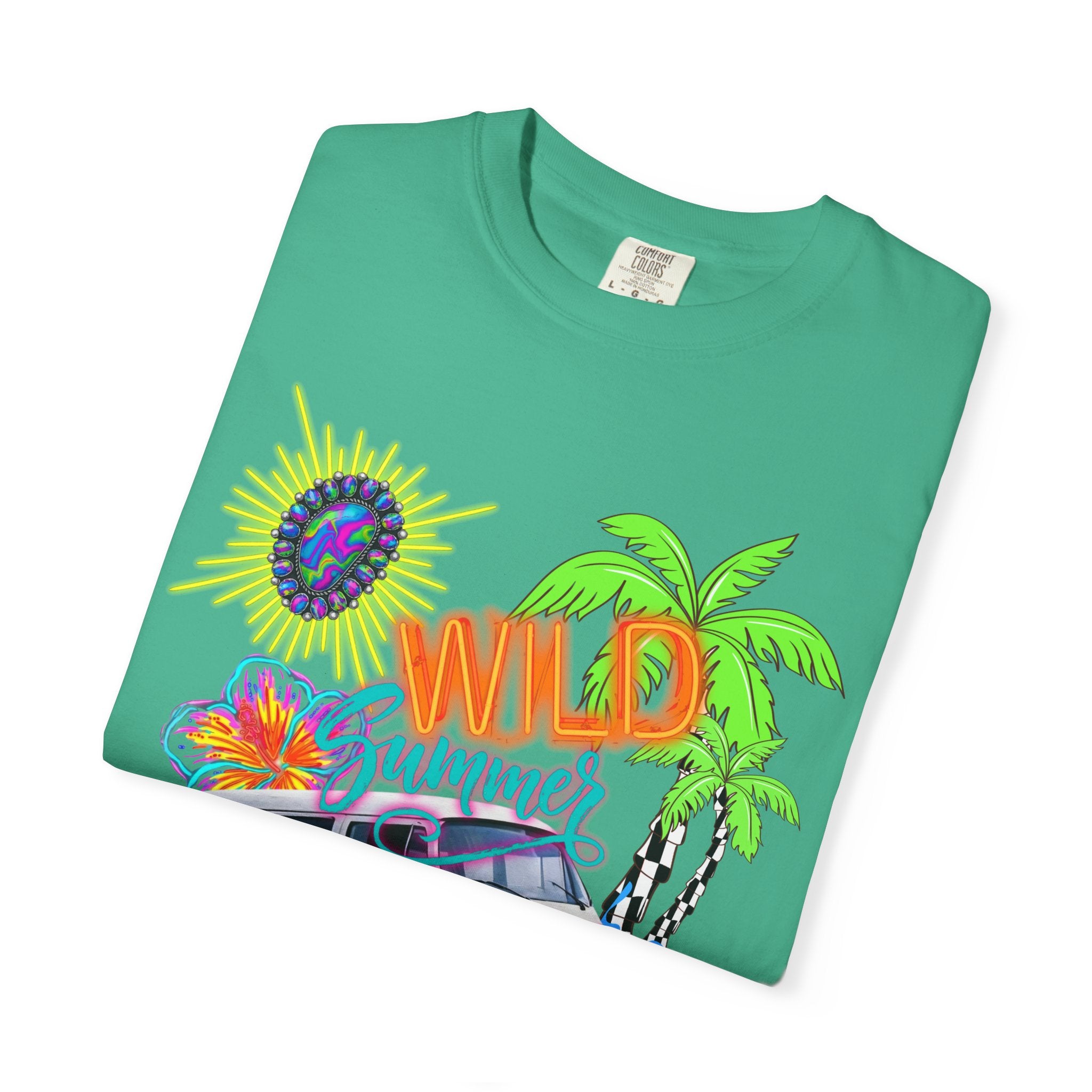 Wild Summer Graphic Tee - Comfort Colors