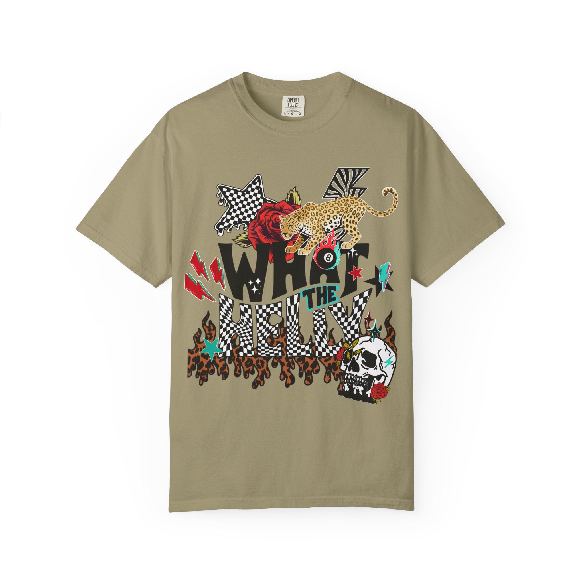 What the Helly (Red) Graphic Tee - Comfort Colors
