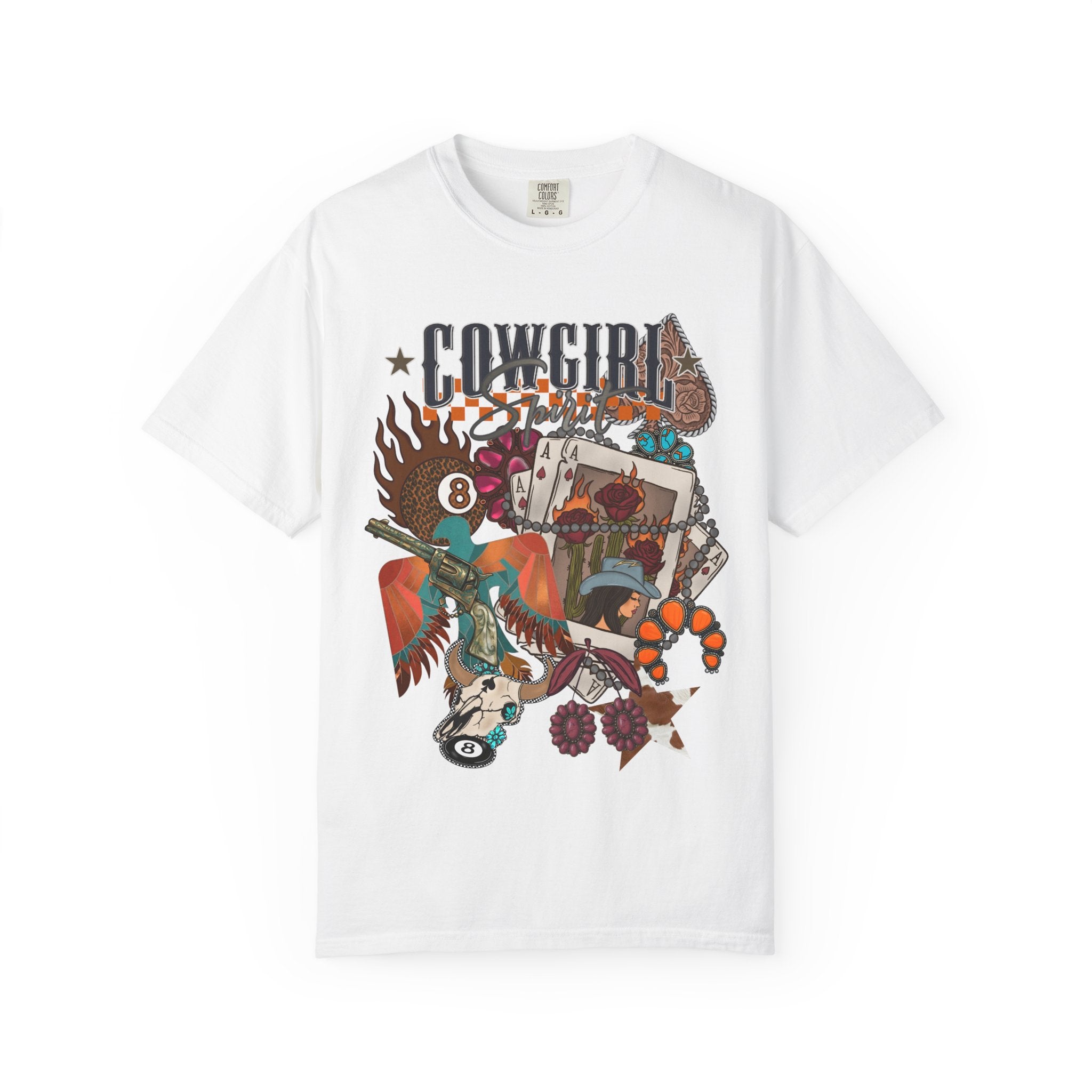Cowboy Spirit Graphic Tee - Comfort Colors