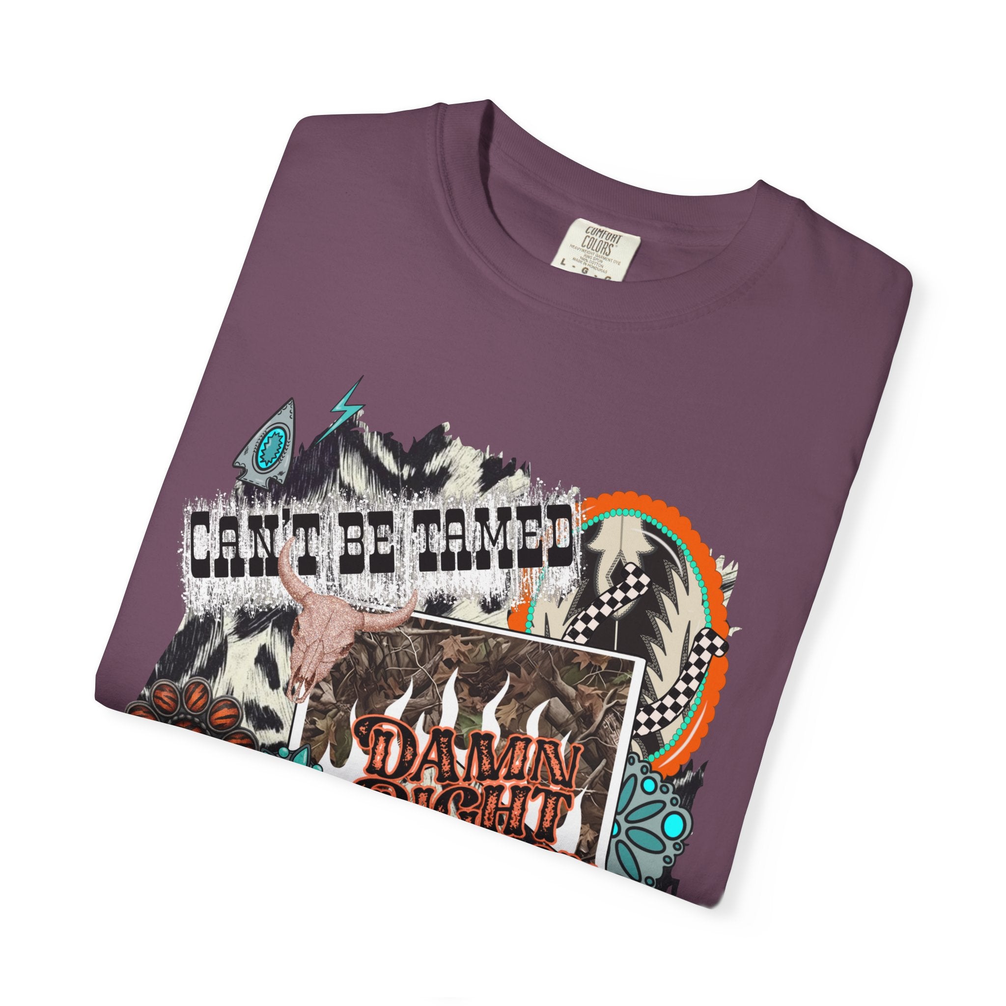 Damn Right Cowboy Graphic Tee - Comfort Colors