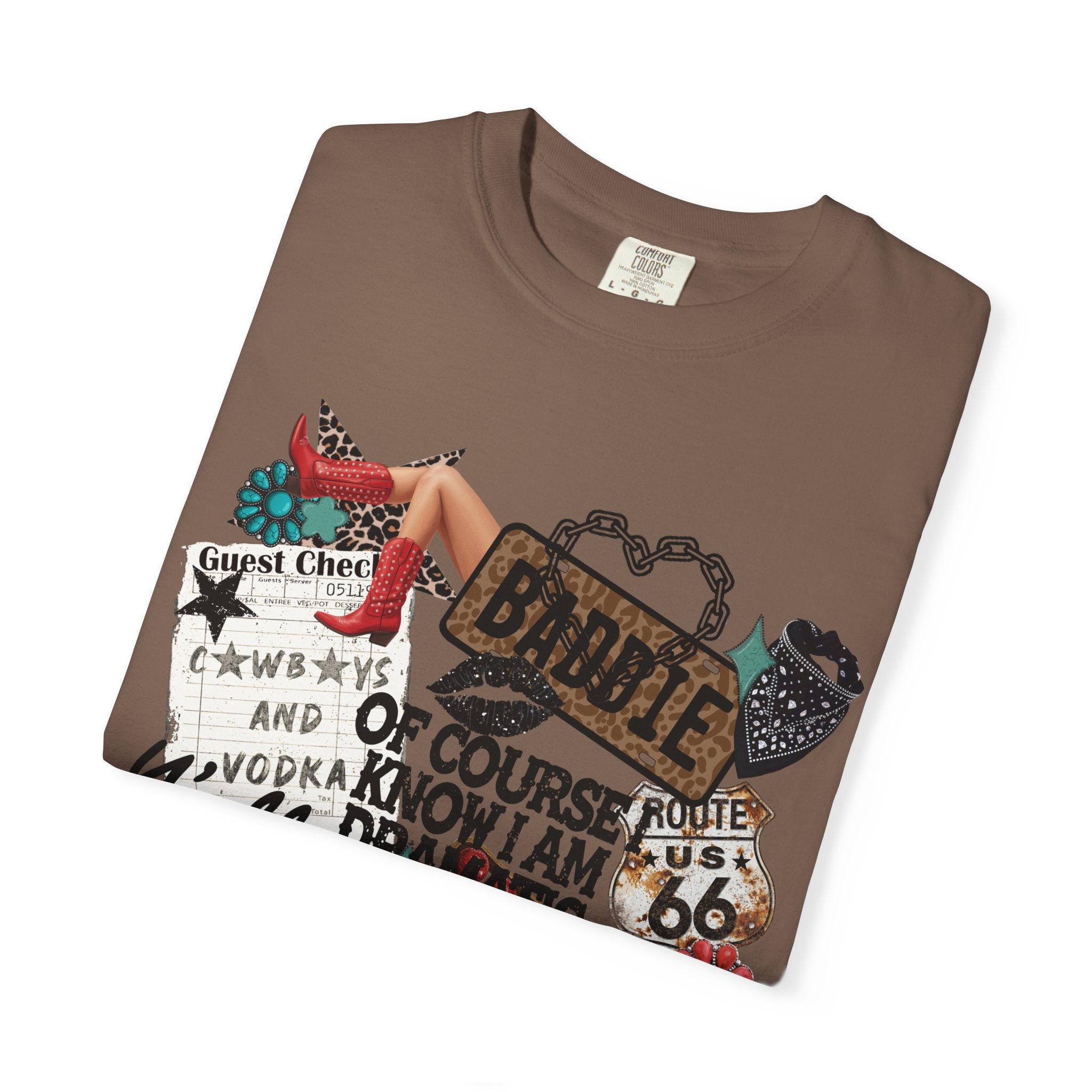 Dramatic Baddie Graphic Tee - Comfort Colors