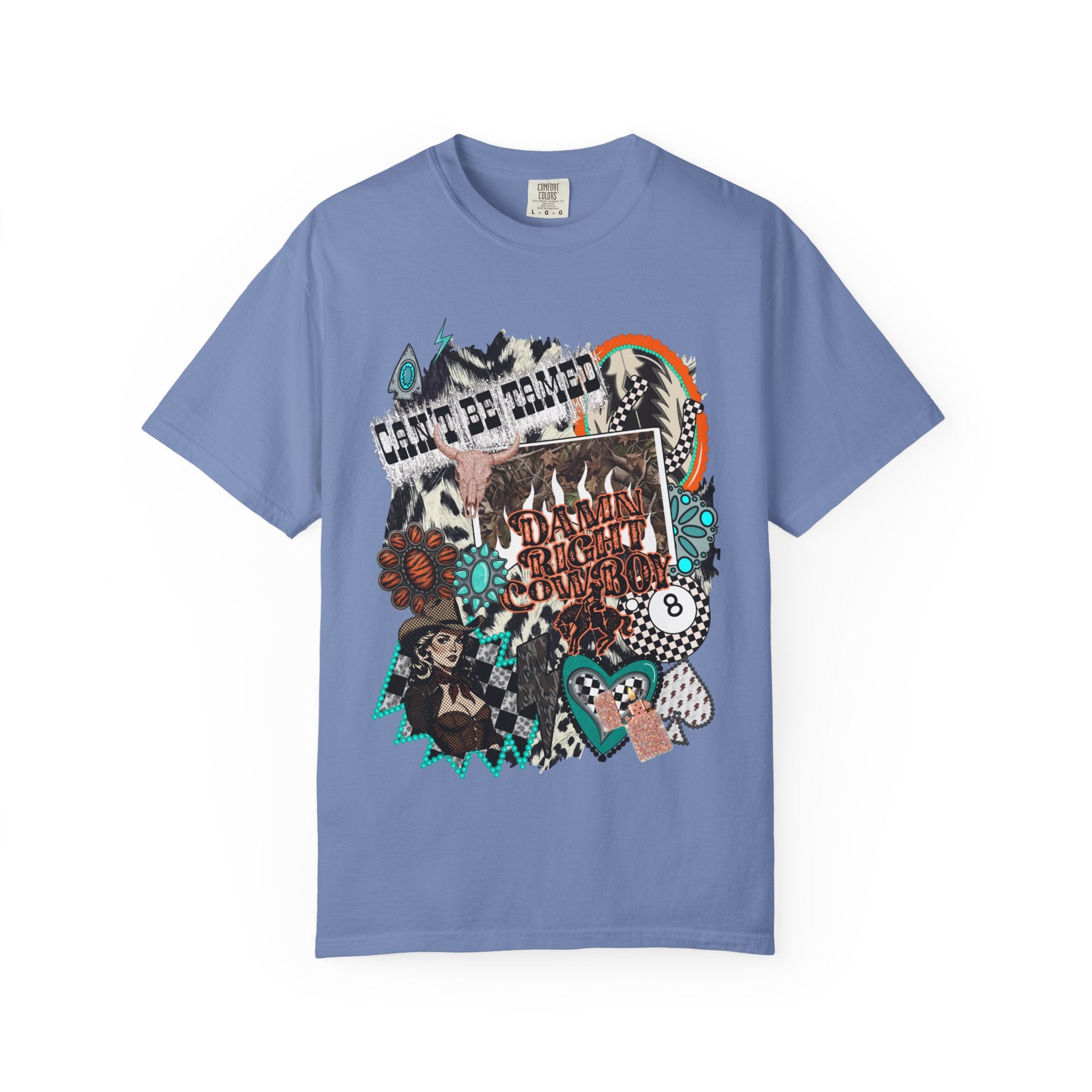 Damn Right Cowboy Graphic Tee - Comfort Colors