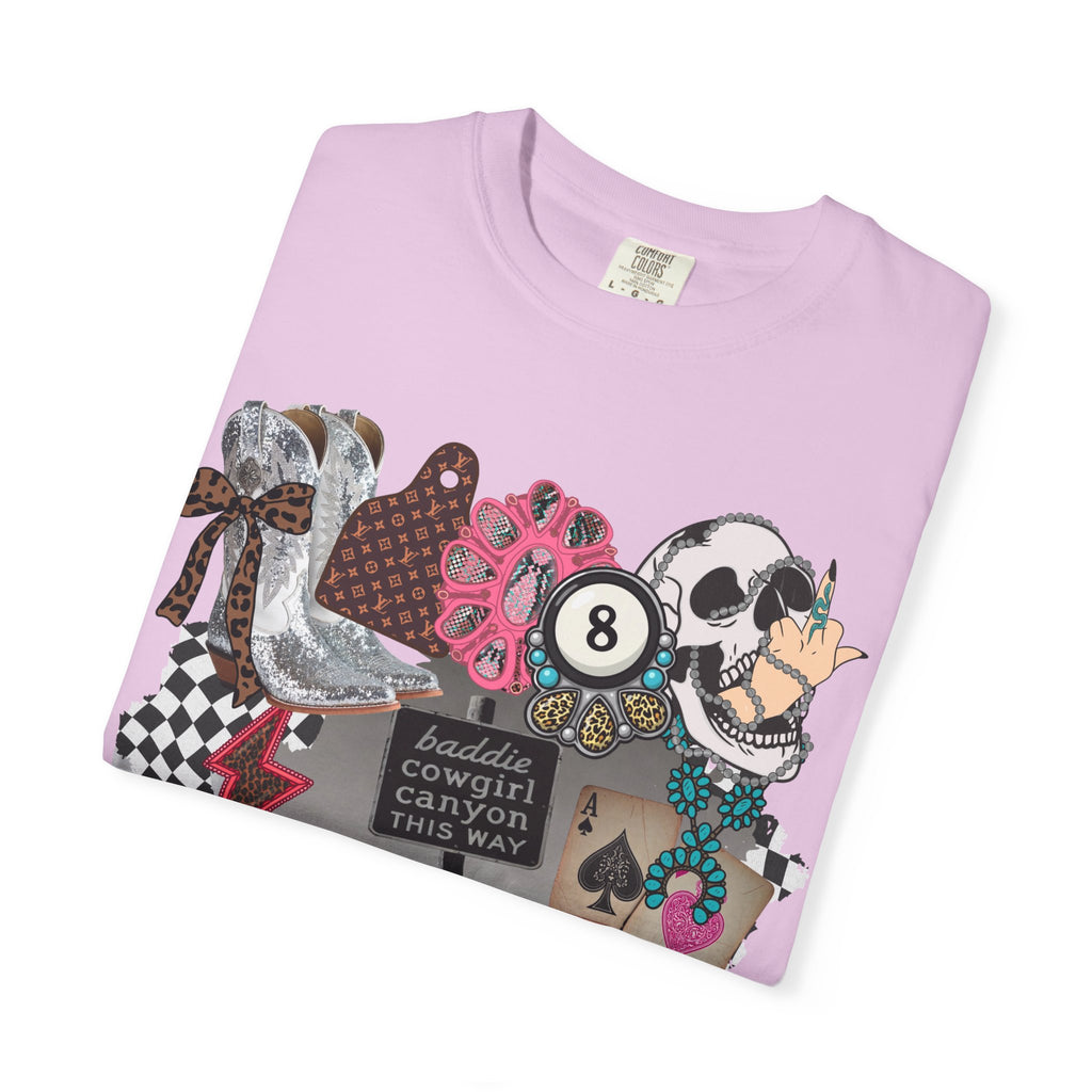 Baddie Cowgirl Canyon Graphic Tee - Comfort Colors