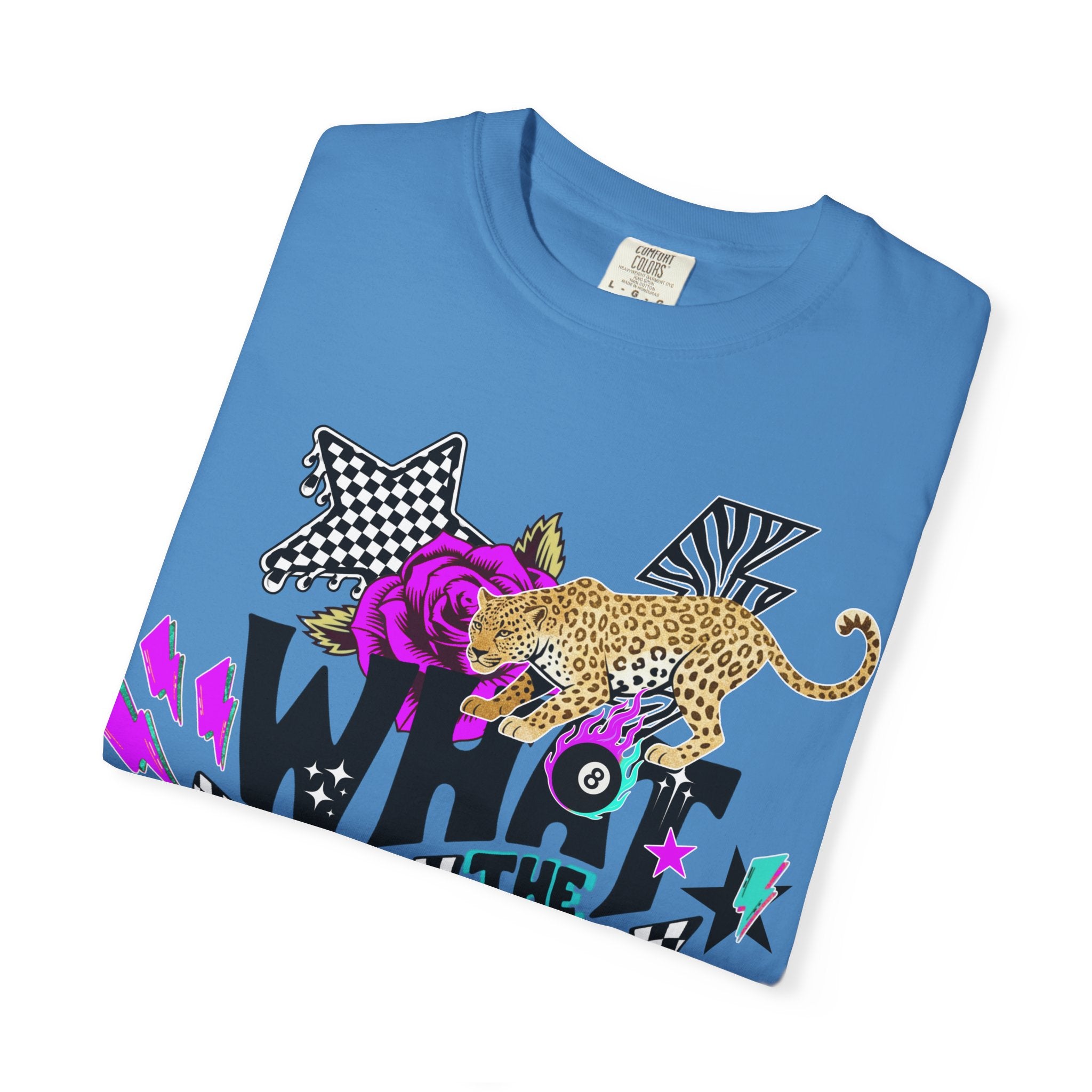 What the Helly (Purple) Graphic Tee - Comfort Colors