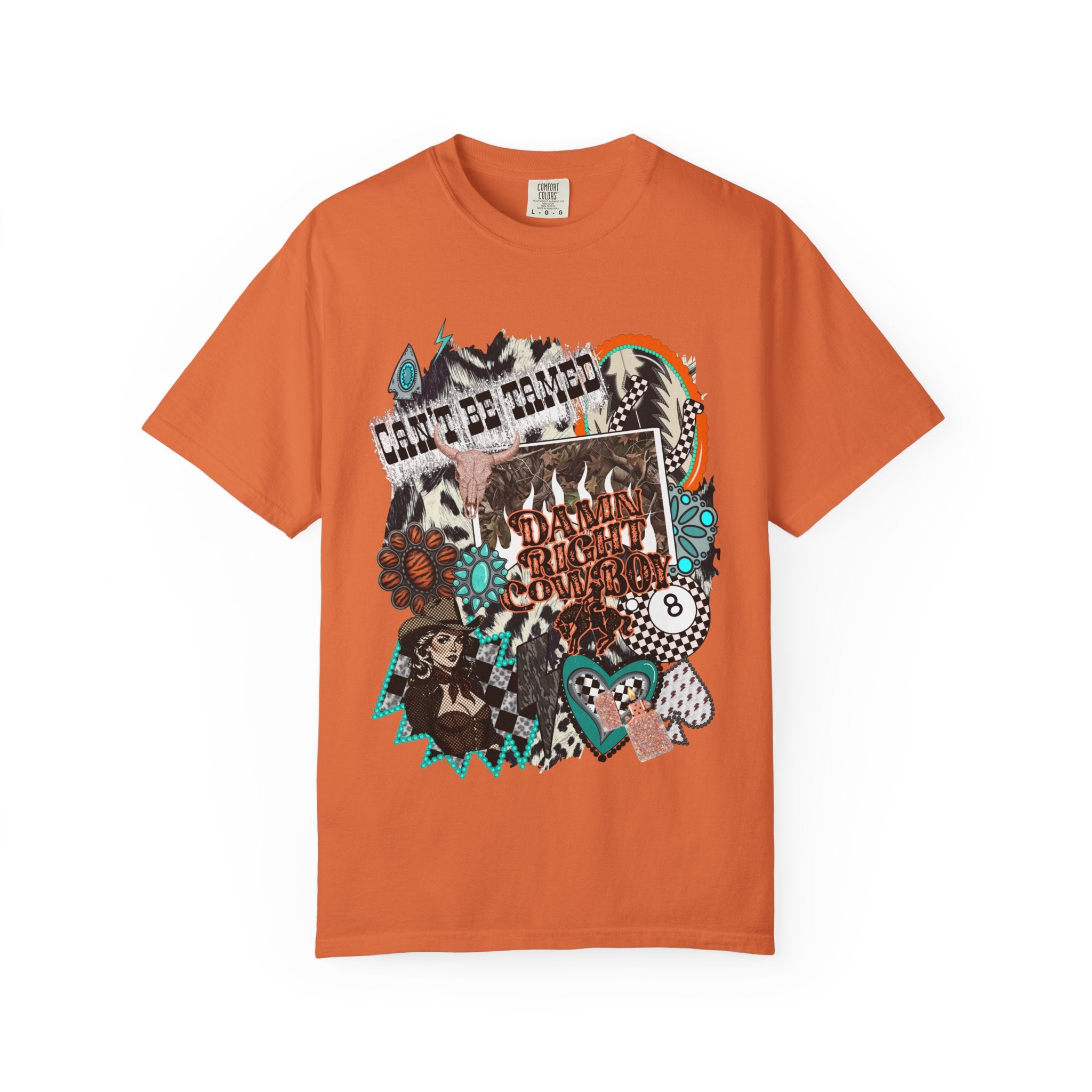 Damn Right Cowboy Graphic Tee - Comfort Colors