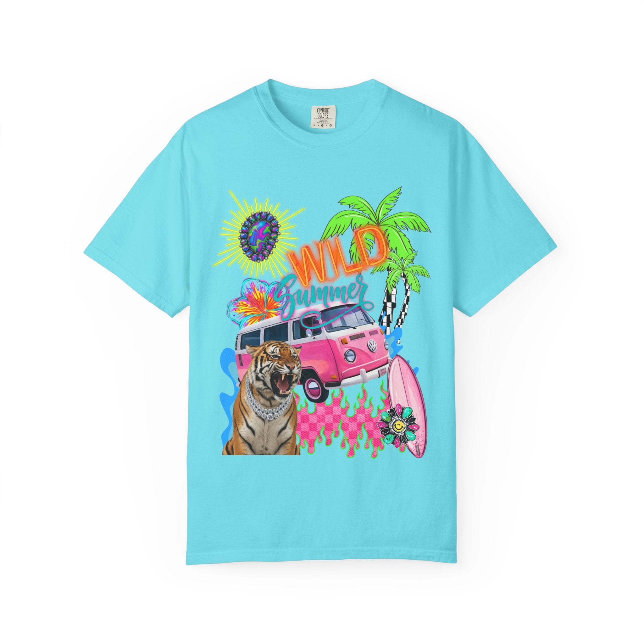 Wild Summer Graphic Tee - Comfort Colors