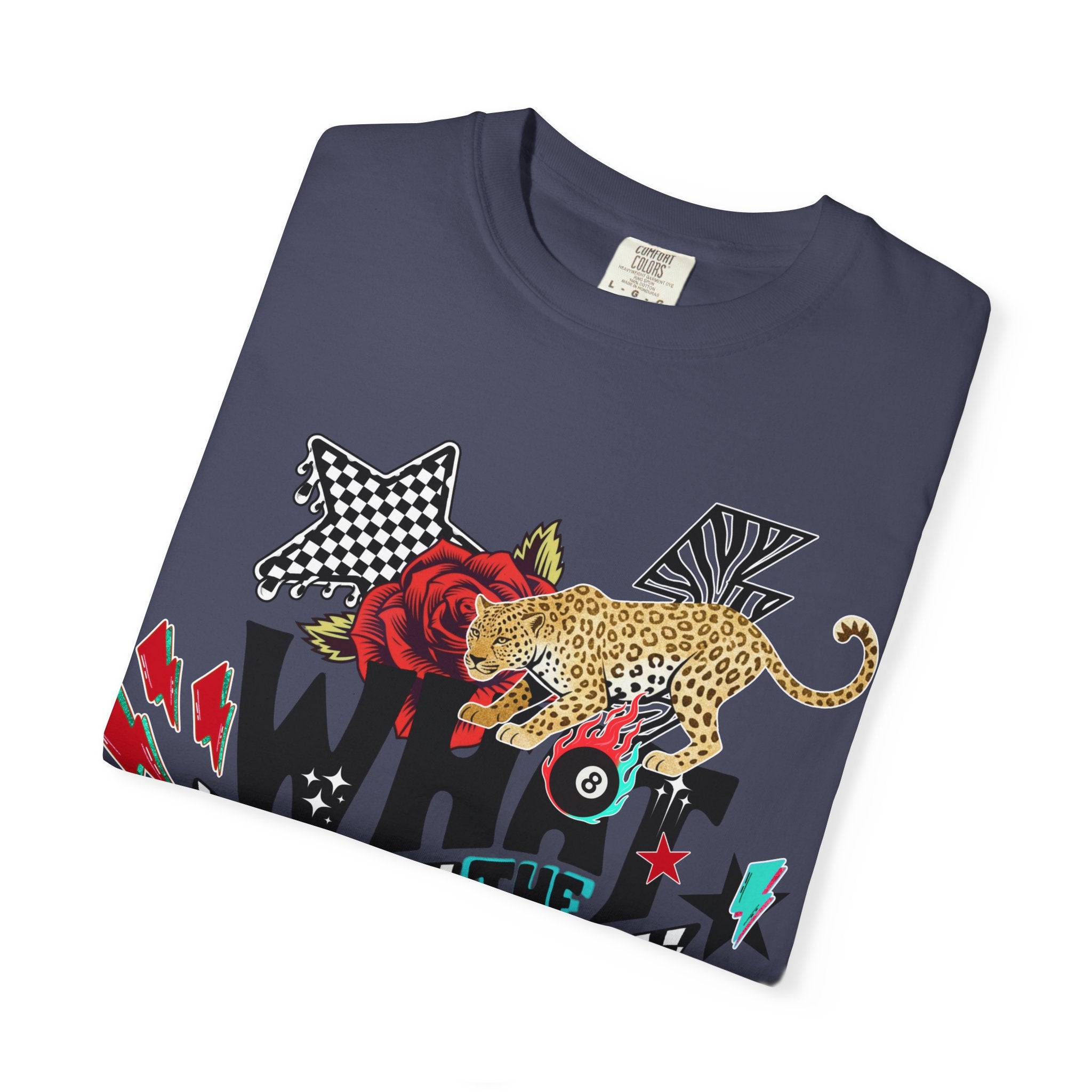 What the Helly (Red) Graphic Tee - Comfort Colors