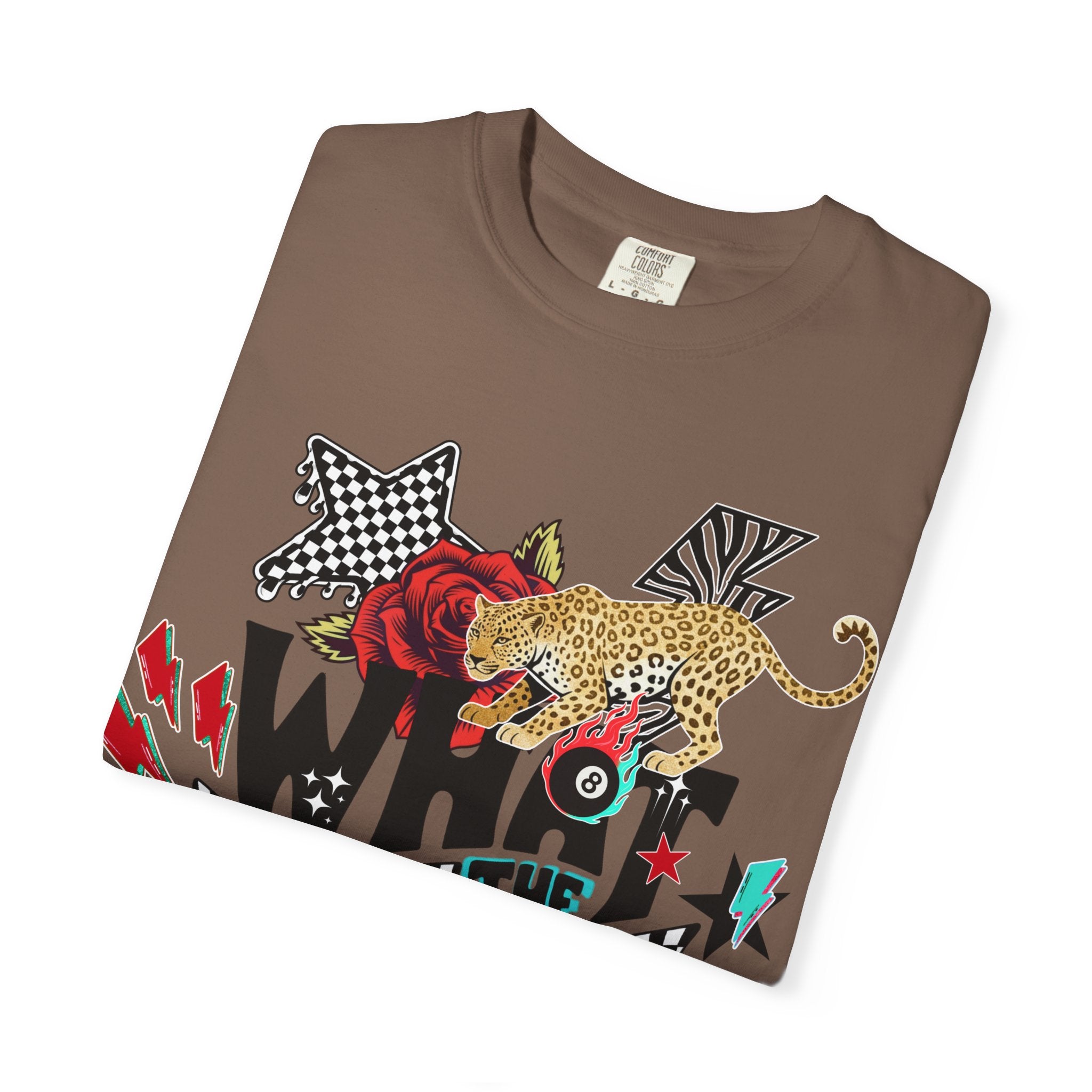 What the Helly (Red) Graphic Tee - Comfort Colors