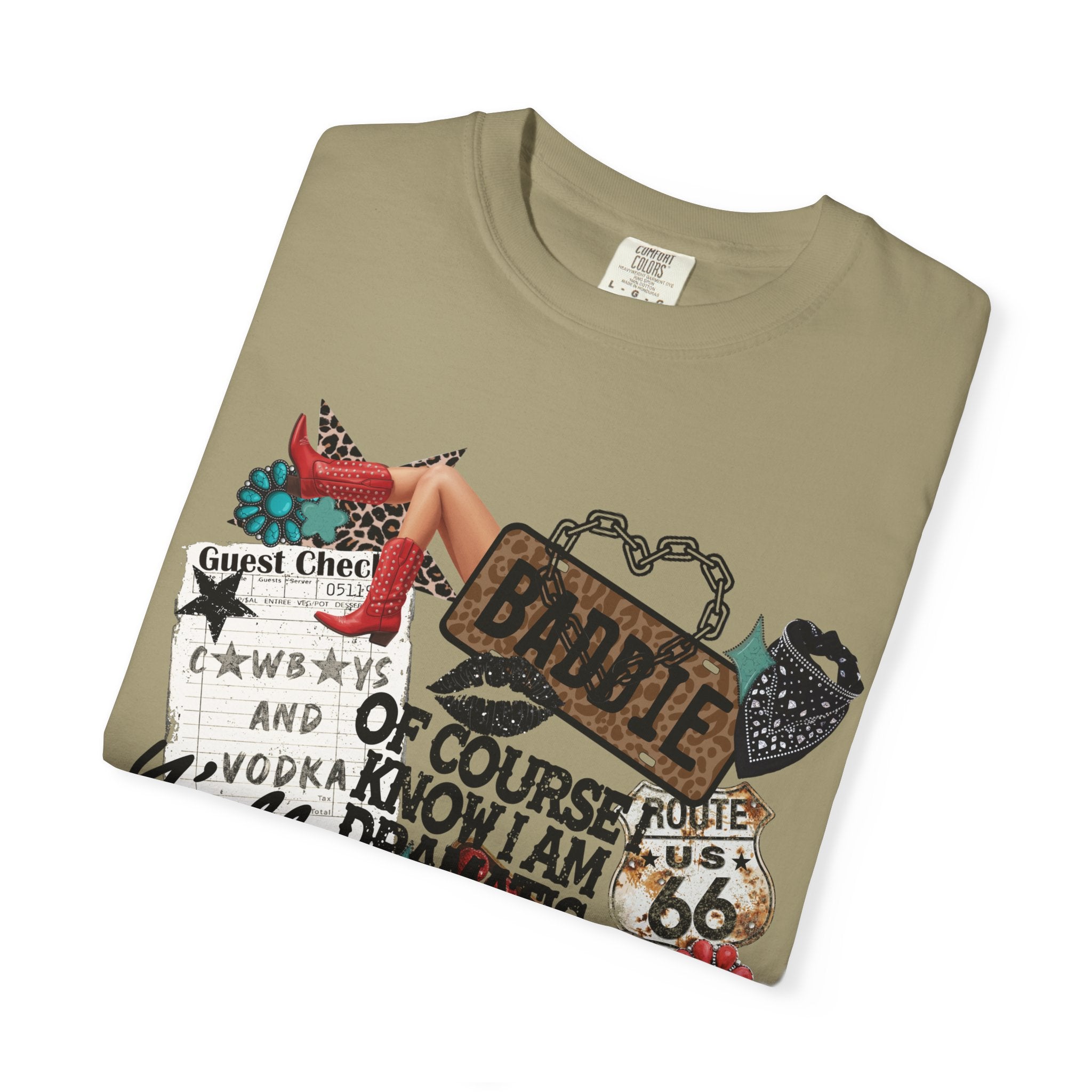 Dramatic Baddie Graphic Tee - Comfort Colors