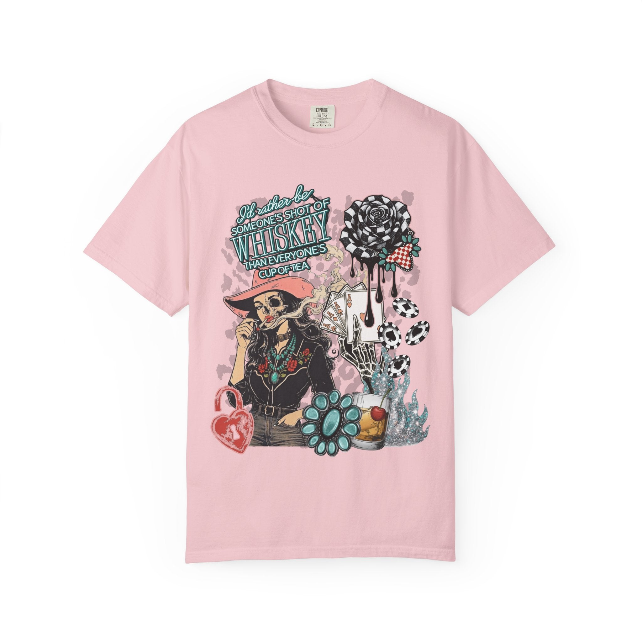 Whiskey Over Tea Graphic Tee - Comfort Colors