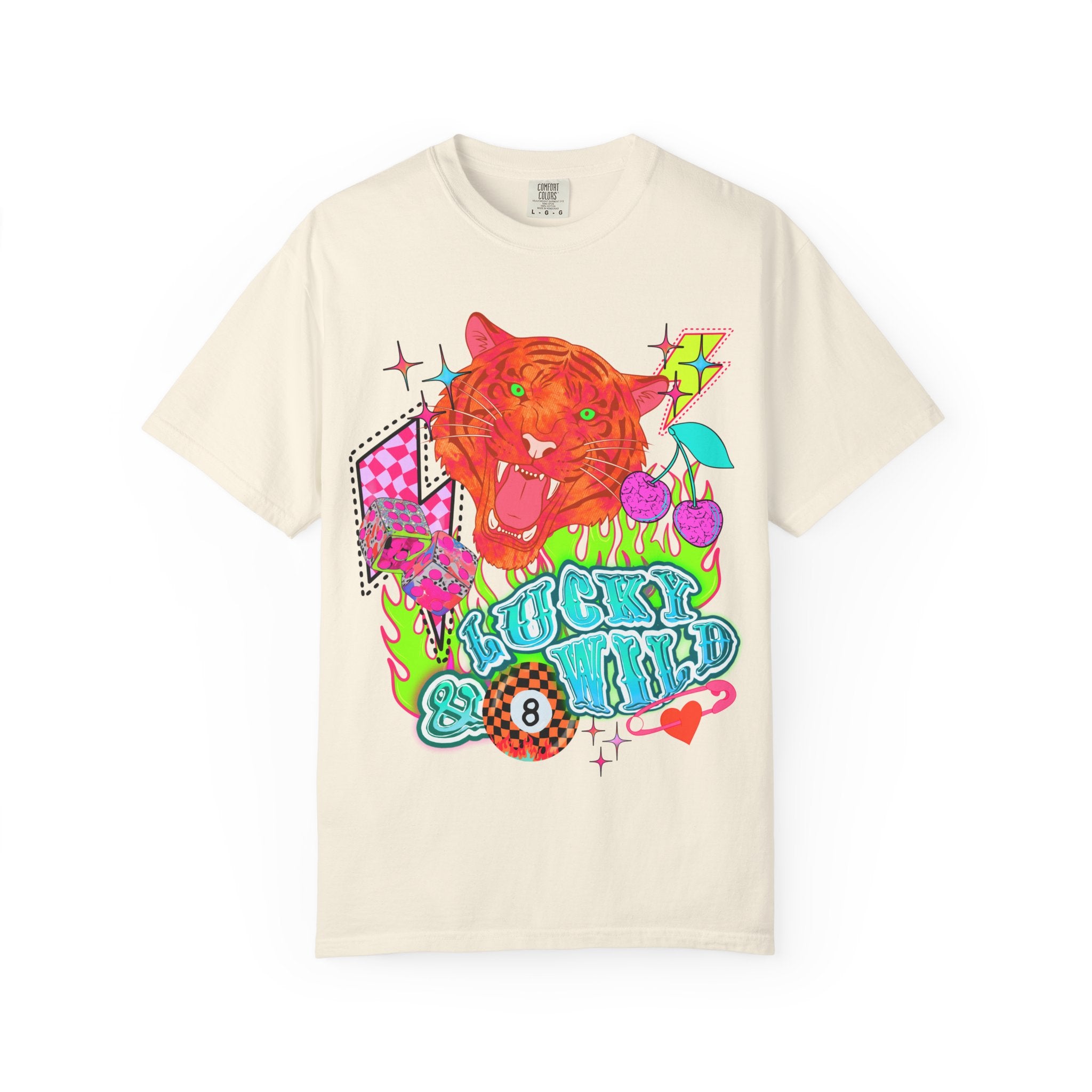 Lucky & Wild Spirit Graphic Tee - Comfort Colors