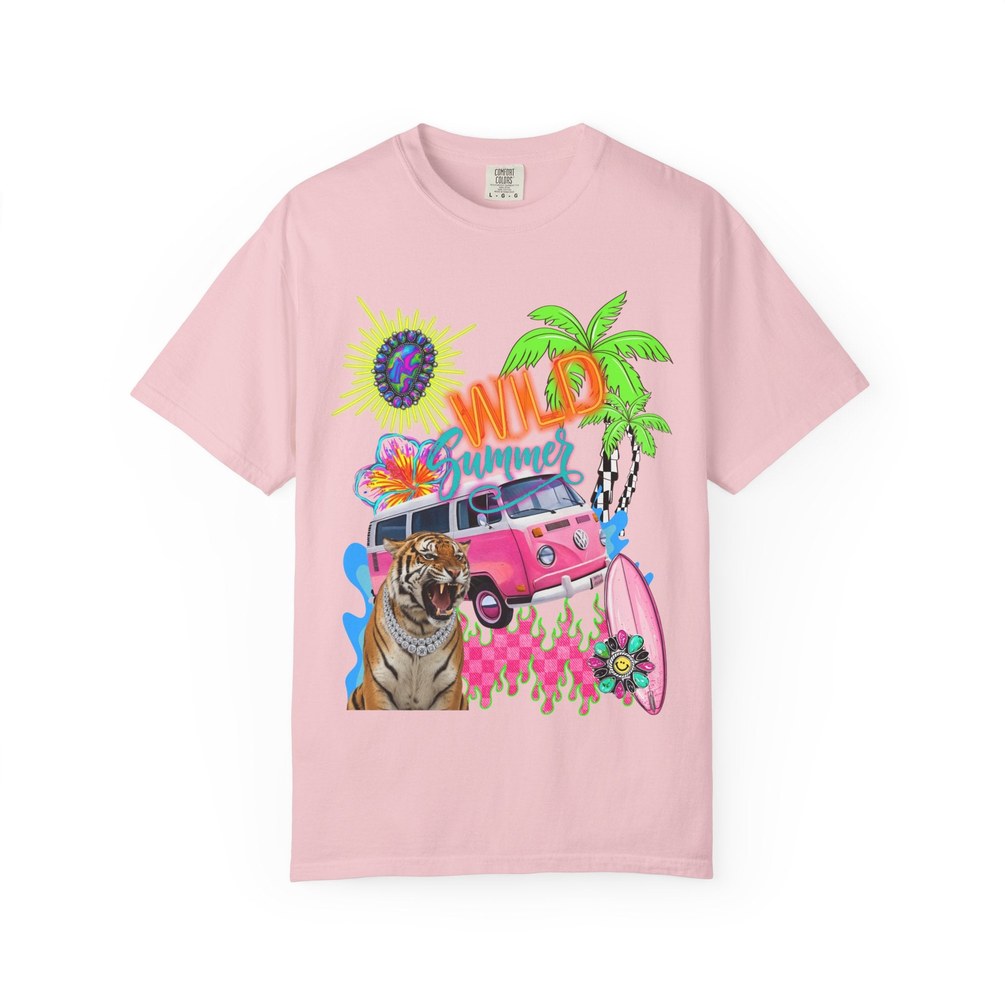 Wild Summer Graphic Tee - Comfort Colors
