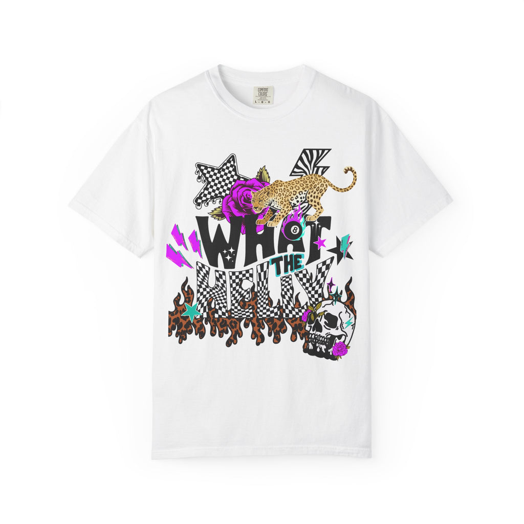 What the Helly (Purple) Graphic Tee - Comfort Colors