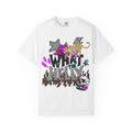 What the Helly (Purple) Graphic Tee - Comfort Colors