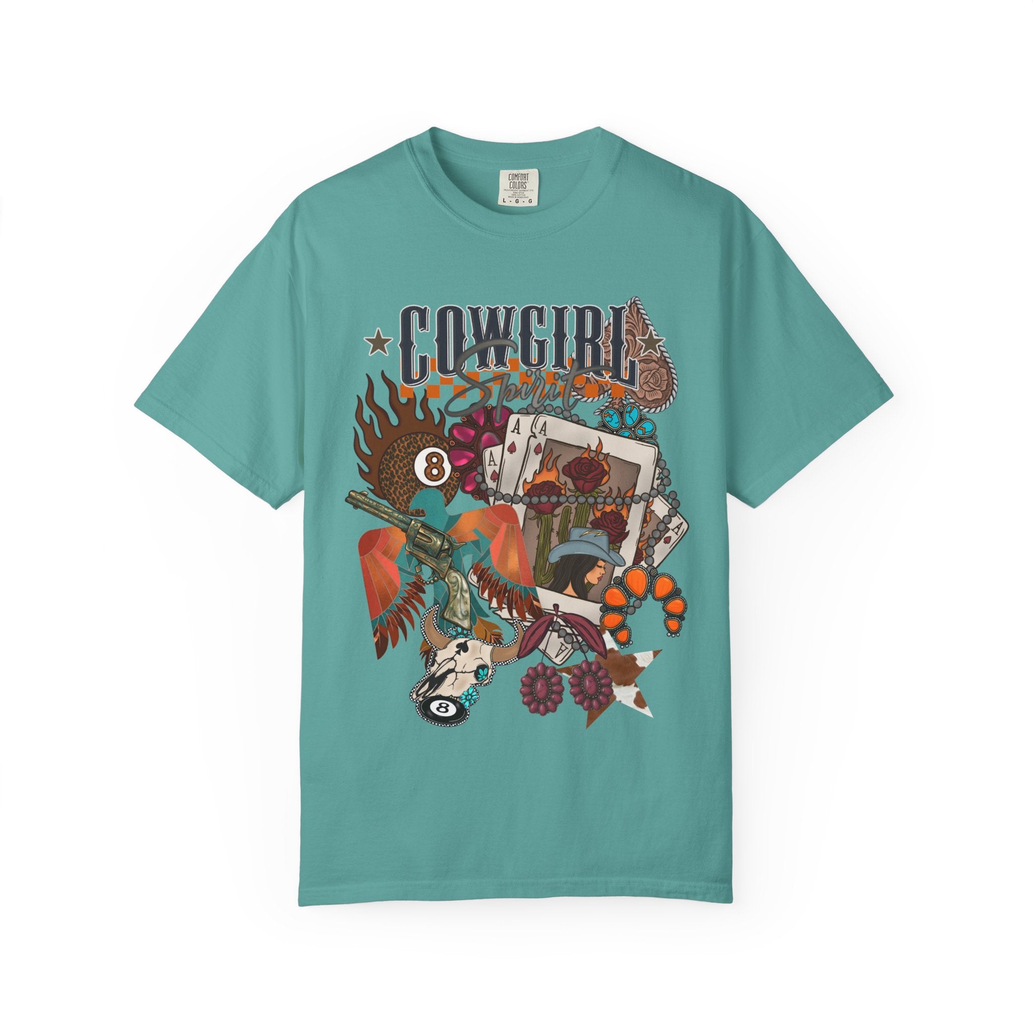 Cowboy Spirit Graphic Tee - Comfort Colors