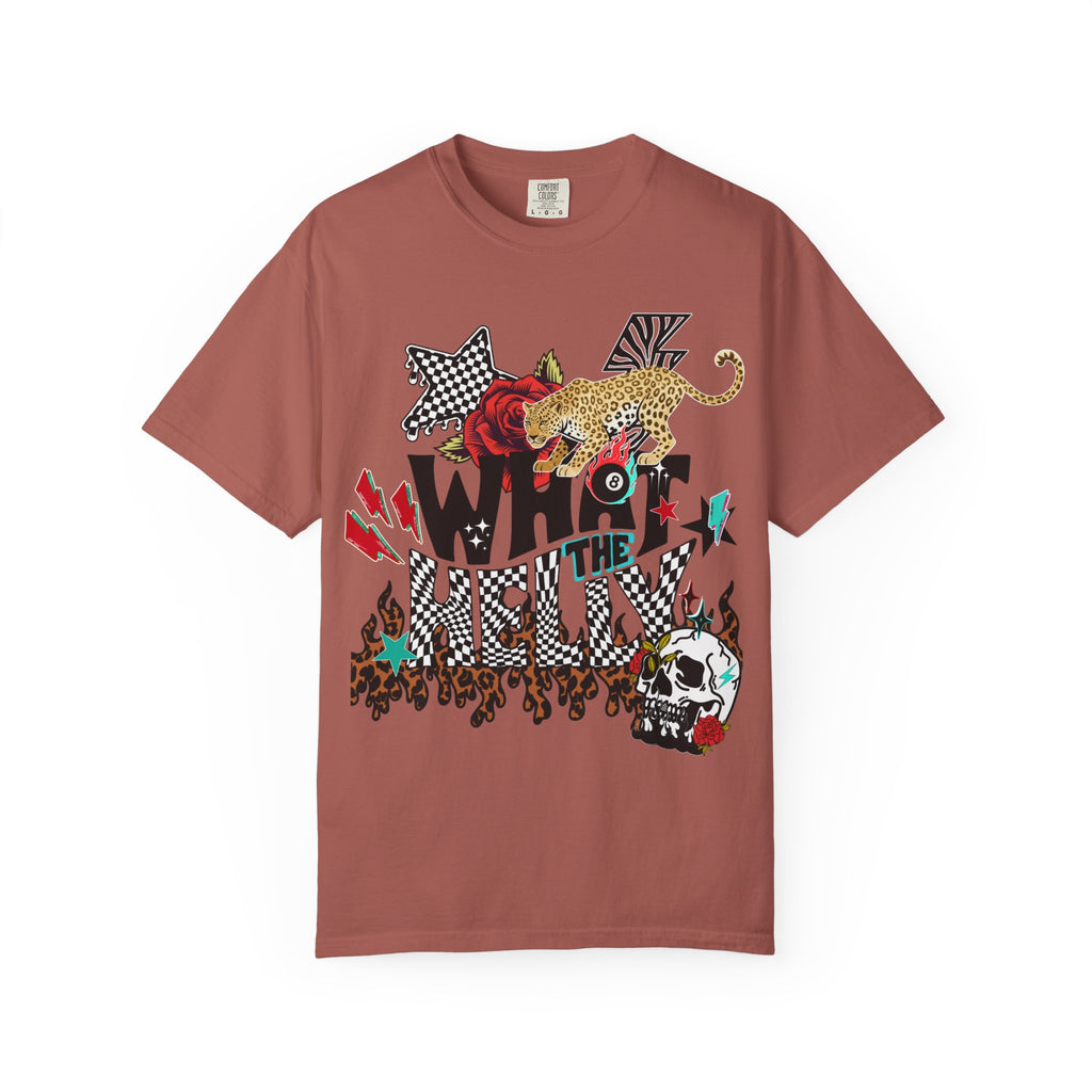 What the Helly (Red) Graphic Tee - Comfort Colors