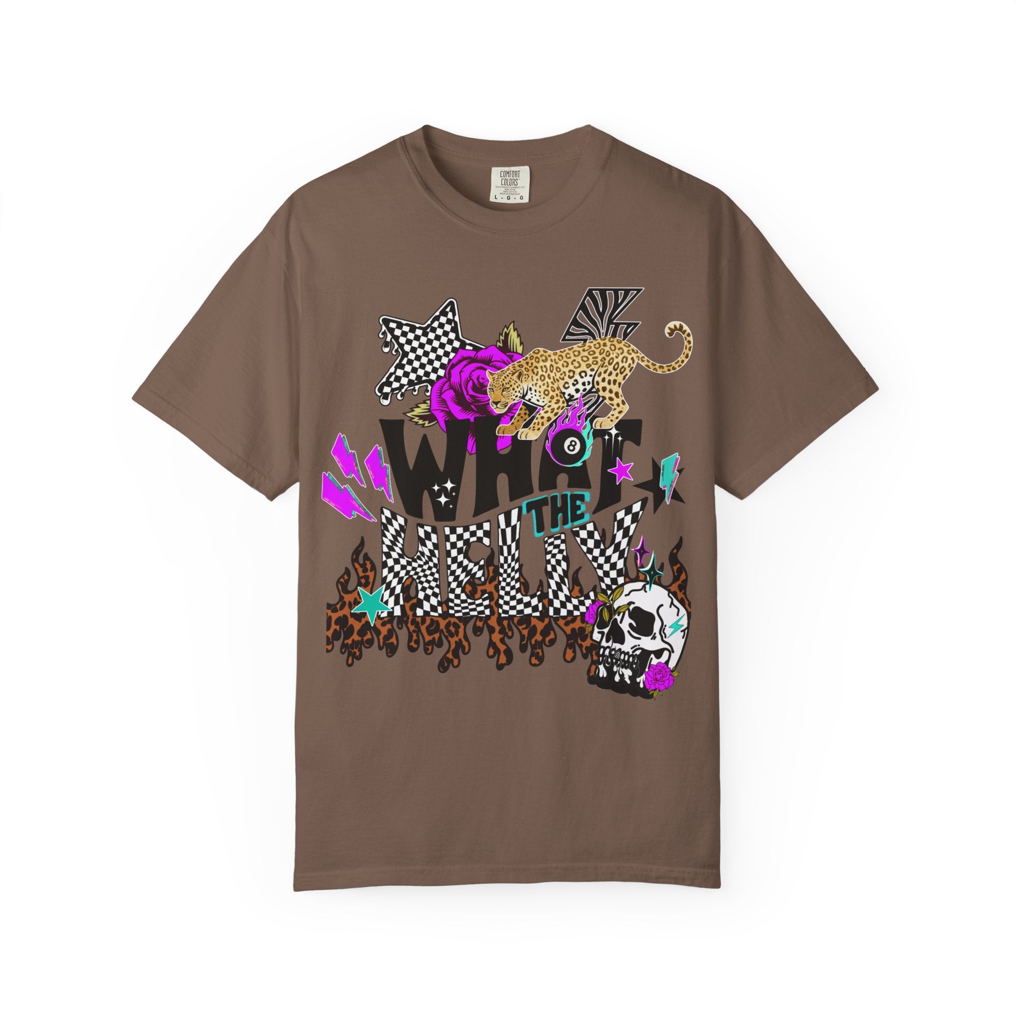 What the Helly (Purple) Graphic Tee - Comfort Colors