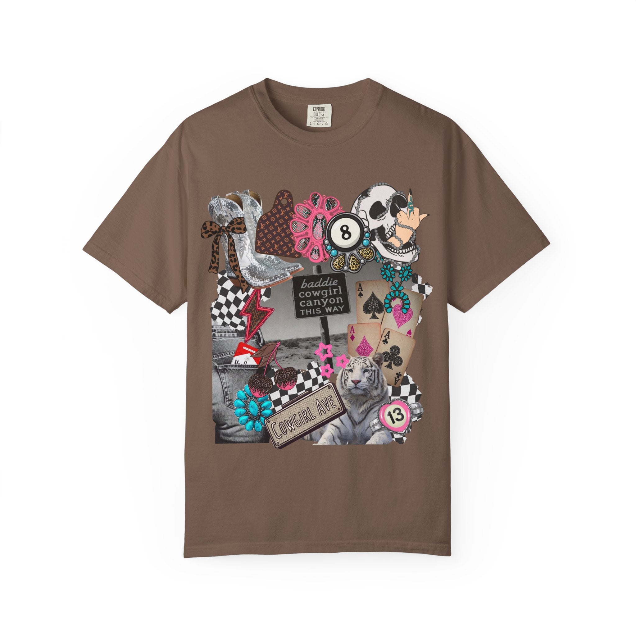 Baddie Cowgirl Canyon Graphic Tee - Comfort Colors