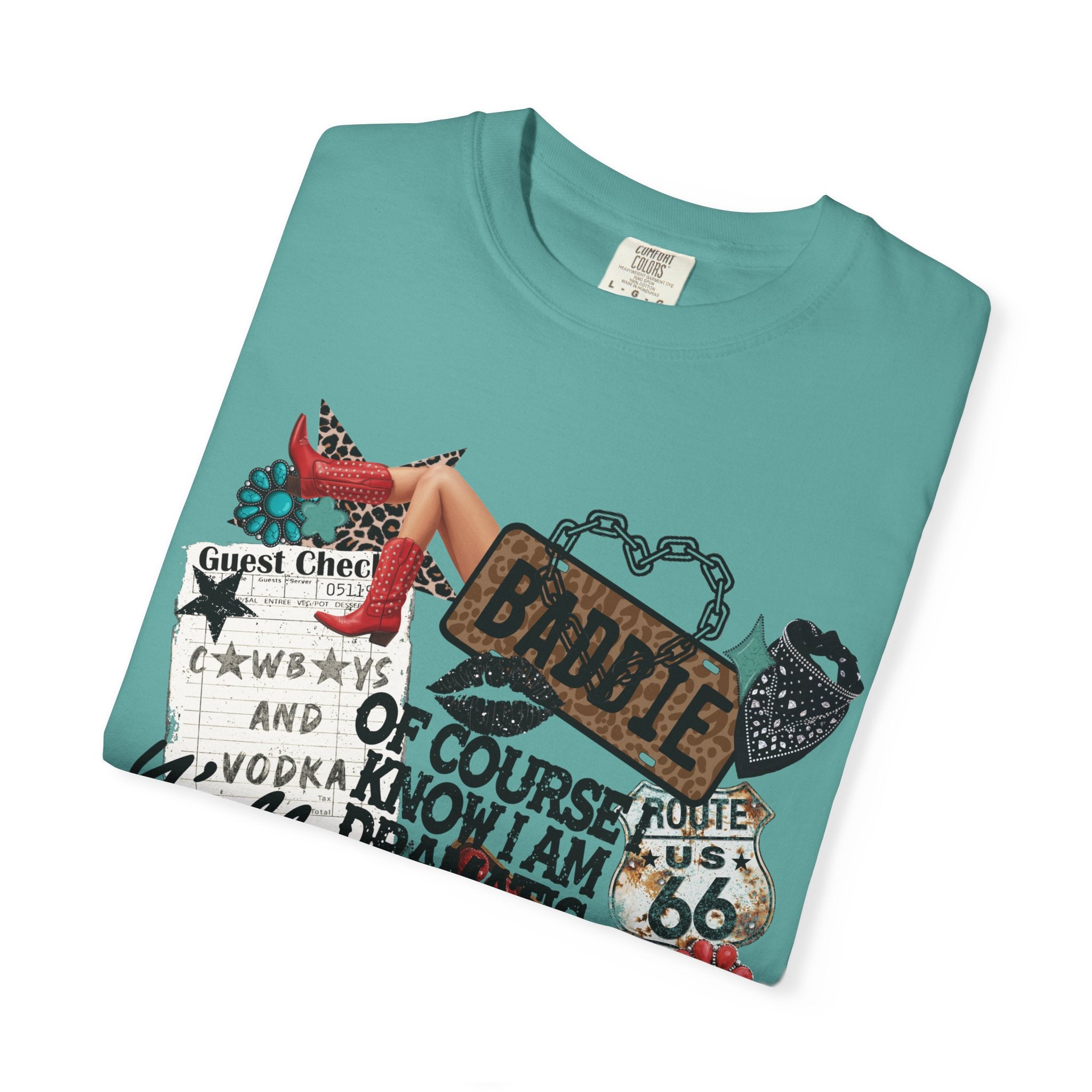 Dramatic Baddie Graphic Tee - Comfort Colors