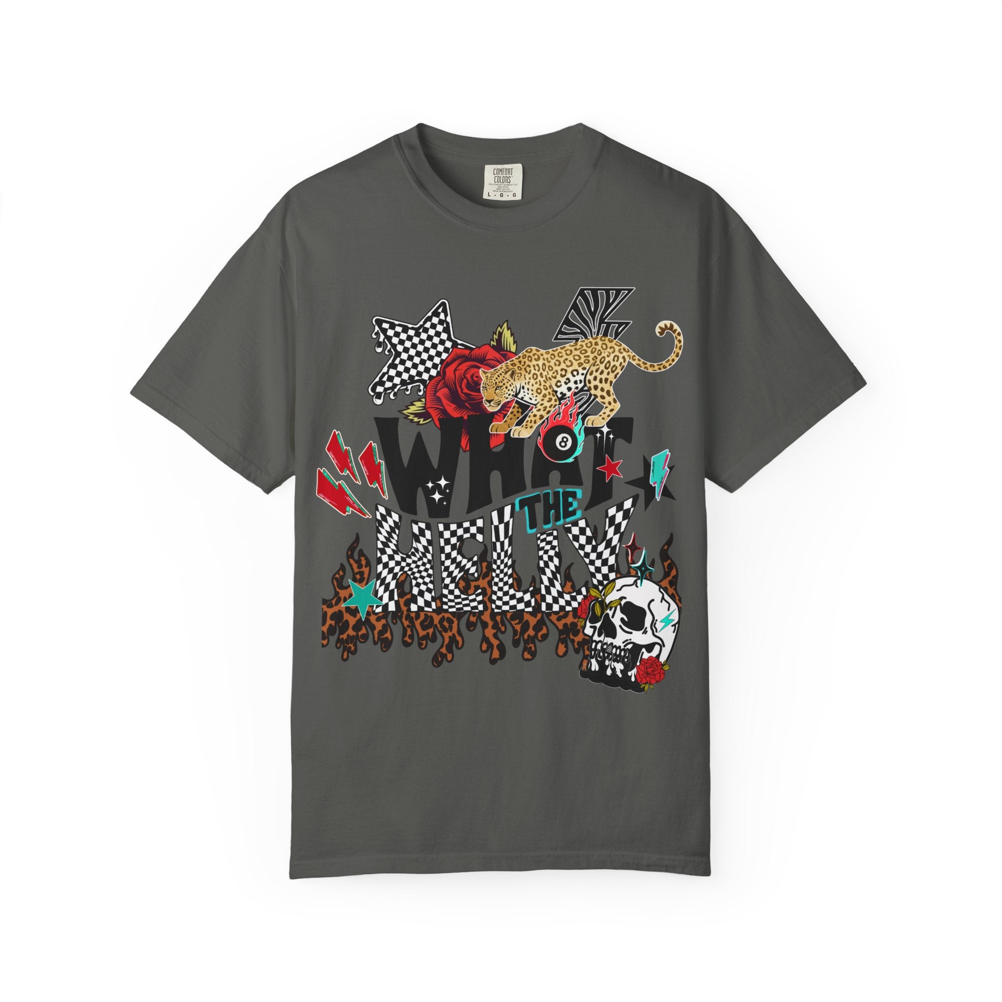 What the Helly (Red) Graphic Tee - Comfort Colors