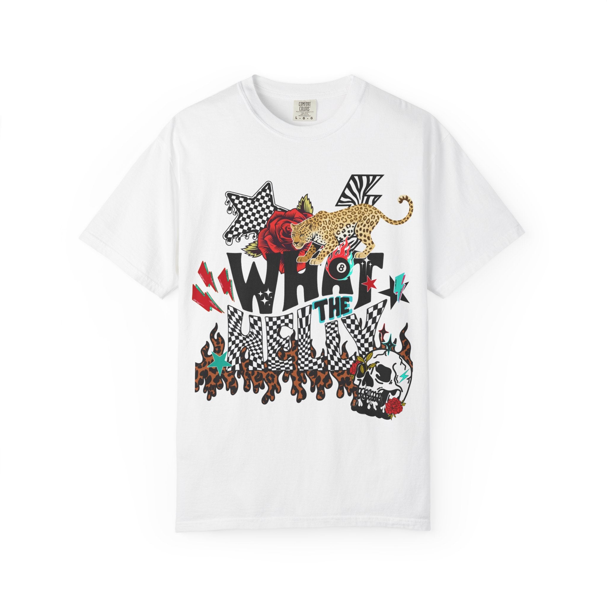 What the Helly (Red) Graphic Tee - Comfort Colors